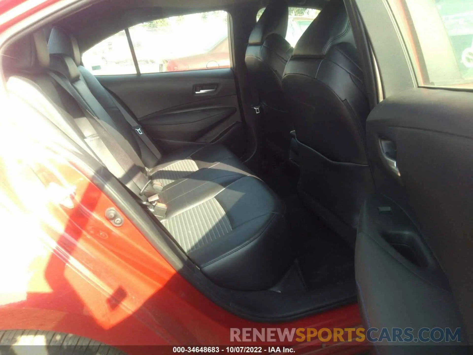 8 fotografías del automóvil dañado 5YFT4MCE7MP083938 TOYOTA COROLLA 2021