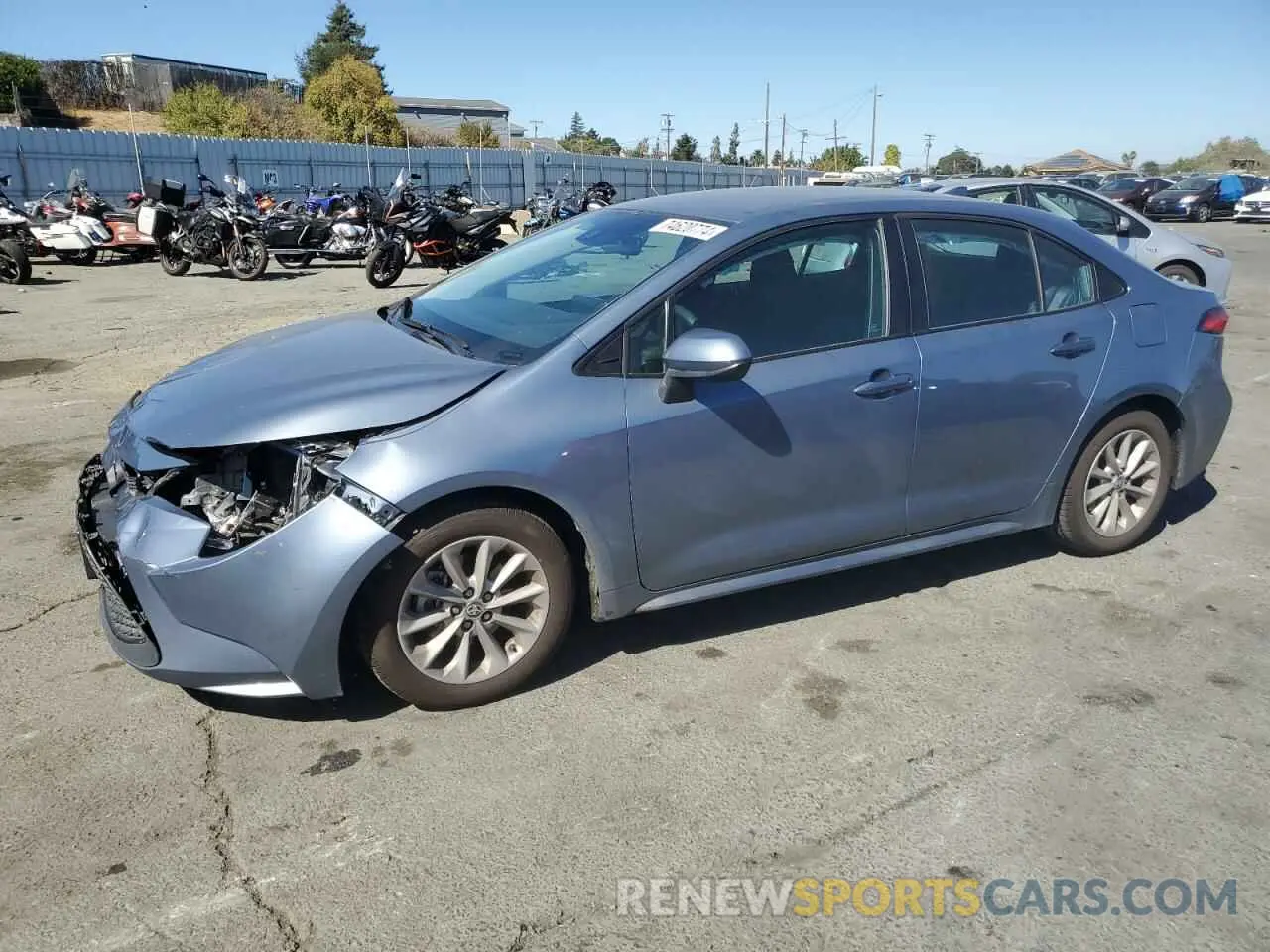 1 fotografías del automóvil dañado 5YFVPMAE0MP161737 TOYOTA COROLLA 2021