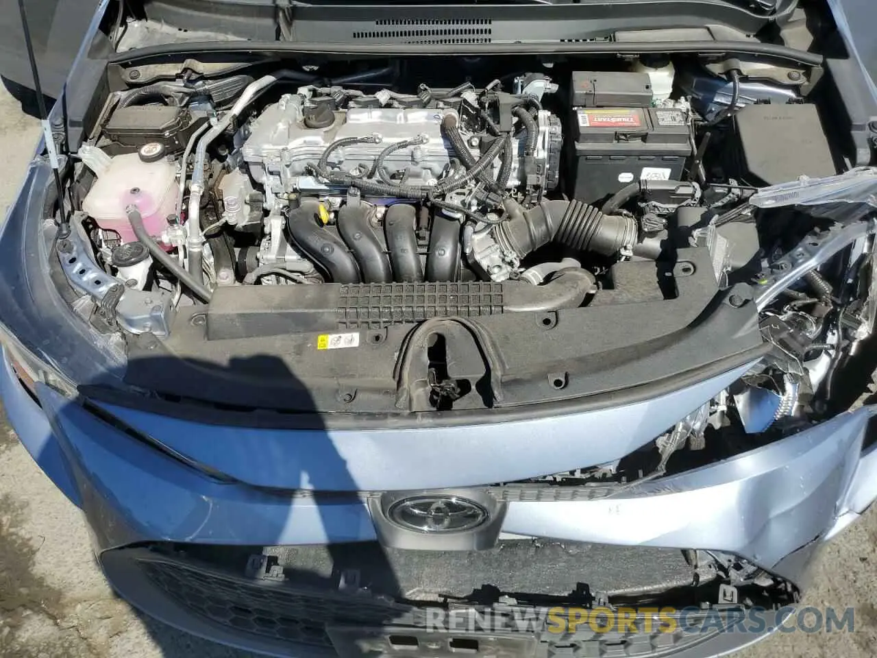 11 fotografías del automóvil dañado 5YFVPMAE0MP161737 TOYOTA COROLLA 2021