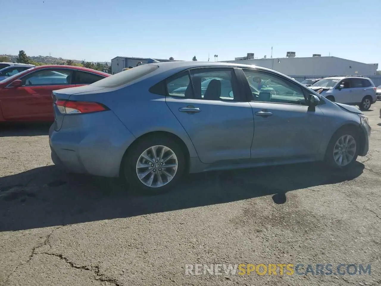 3 fotografías del automóvil dañado 5YFVPMAE0MP161737 TOYOTA COROLLA 2021