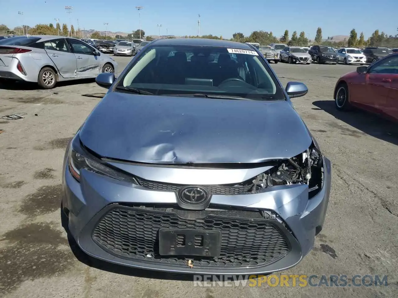 5 fotografías del automóvil dañado 5YFVPMAE0MP161737 TOYOTA COROLLA 2021