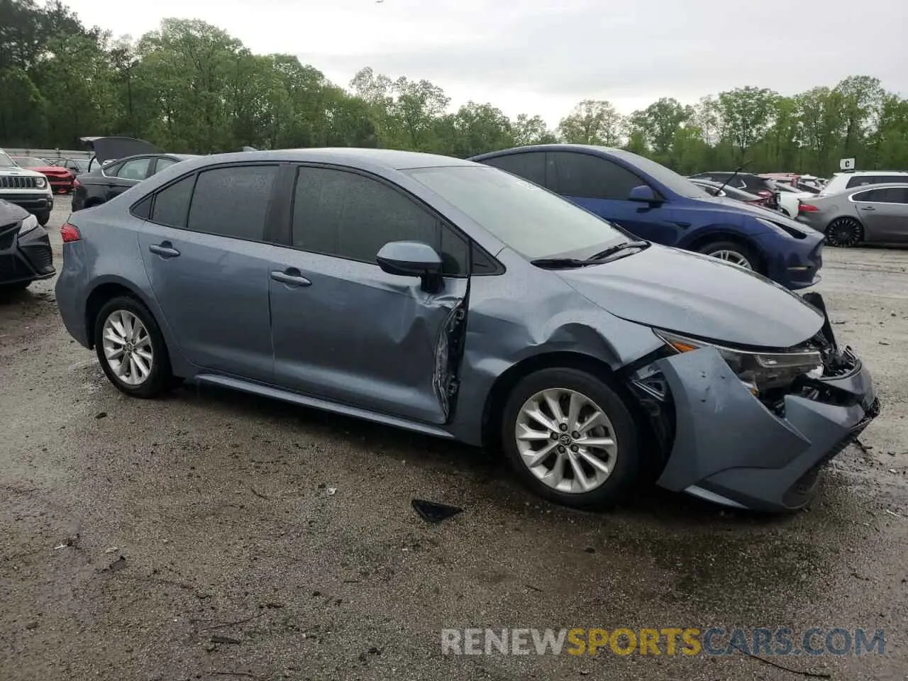 4 fotografías del automóvil dañado 5YFVPMAE0MP210869 TOYOTA COROLLA 2021