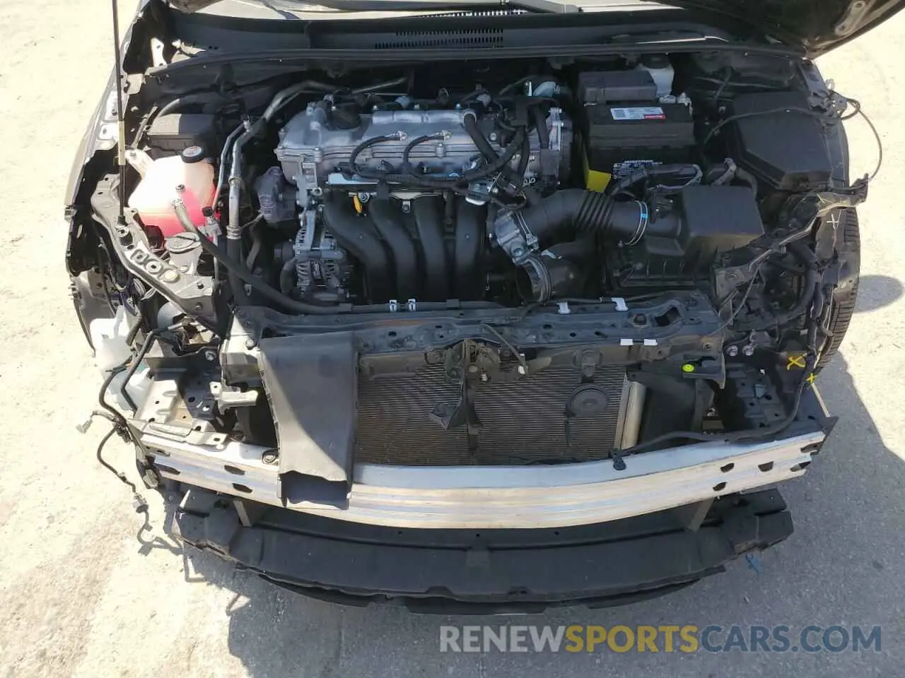 11 fotografías del automóvil dañado 5YFVPMAE0MP239126 TOYOTA COROLLA 2021