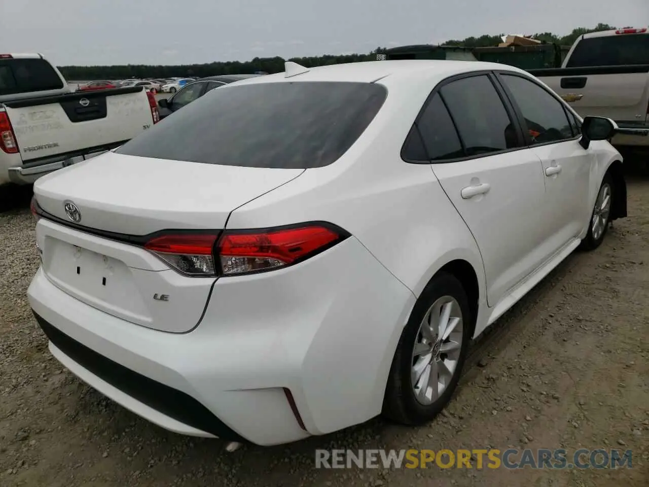 4 fotografías del automóvil dañado 5YFVPMAE2MP256560 TOYOTA COROLLA 2021