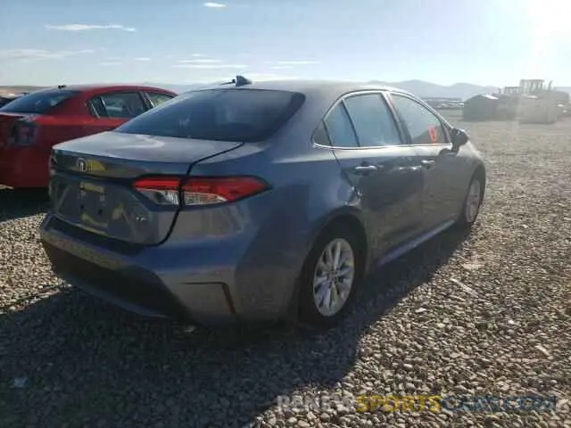 4 fotografías del automóvil dañado 5YFVPMAE3MP213586 TOYOTA COROLLA 2021