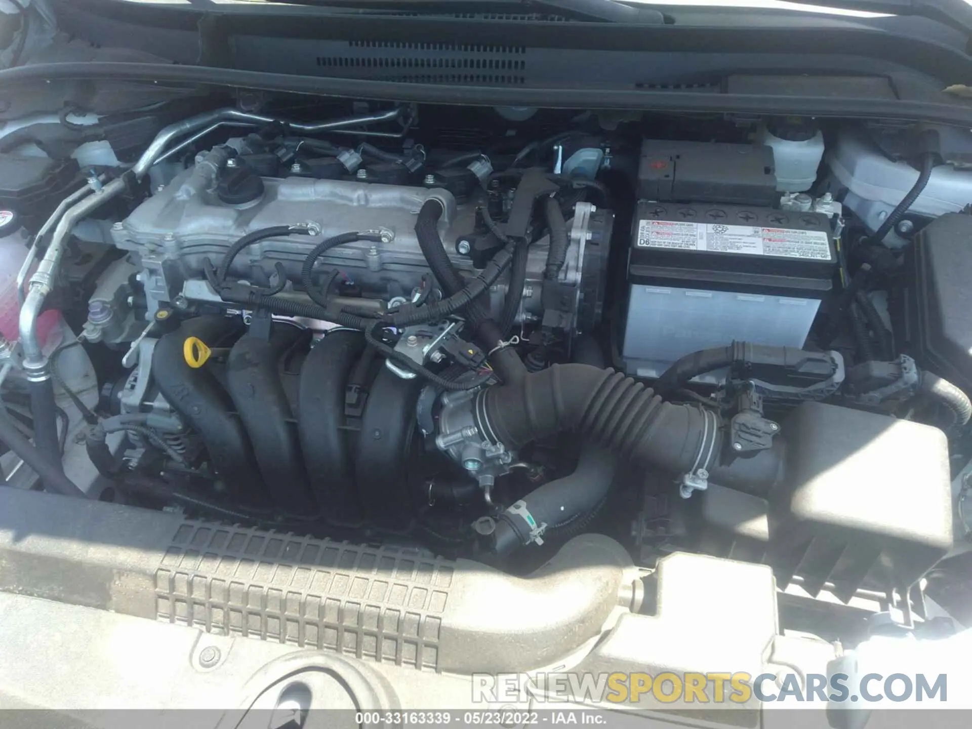 10 fotografías del automóvil dañado 5YFVPMAE3MP263484 TOYOTA COROLLA 2021