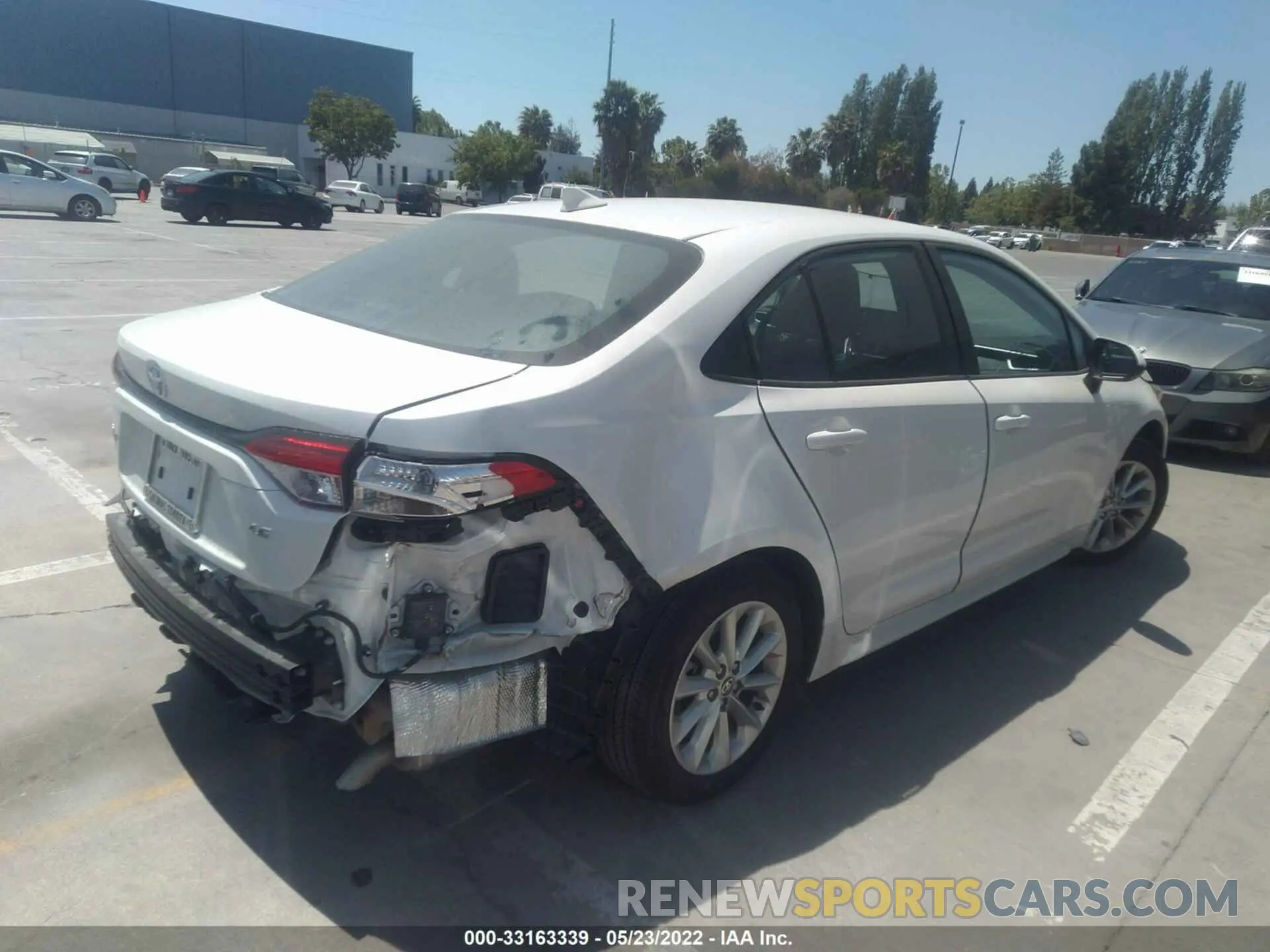 4 fotografías del automóvil dañado 5YFVPMAE3MP263484 TOYOTA COROLLA 2021