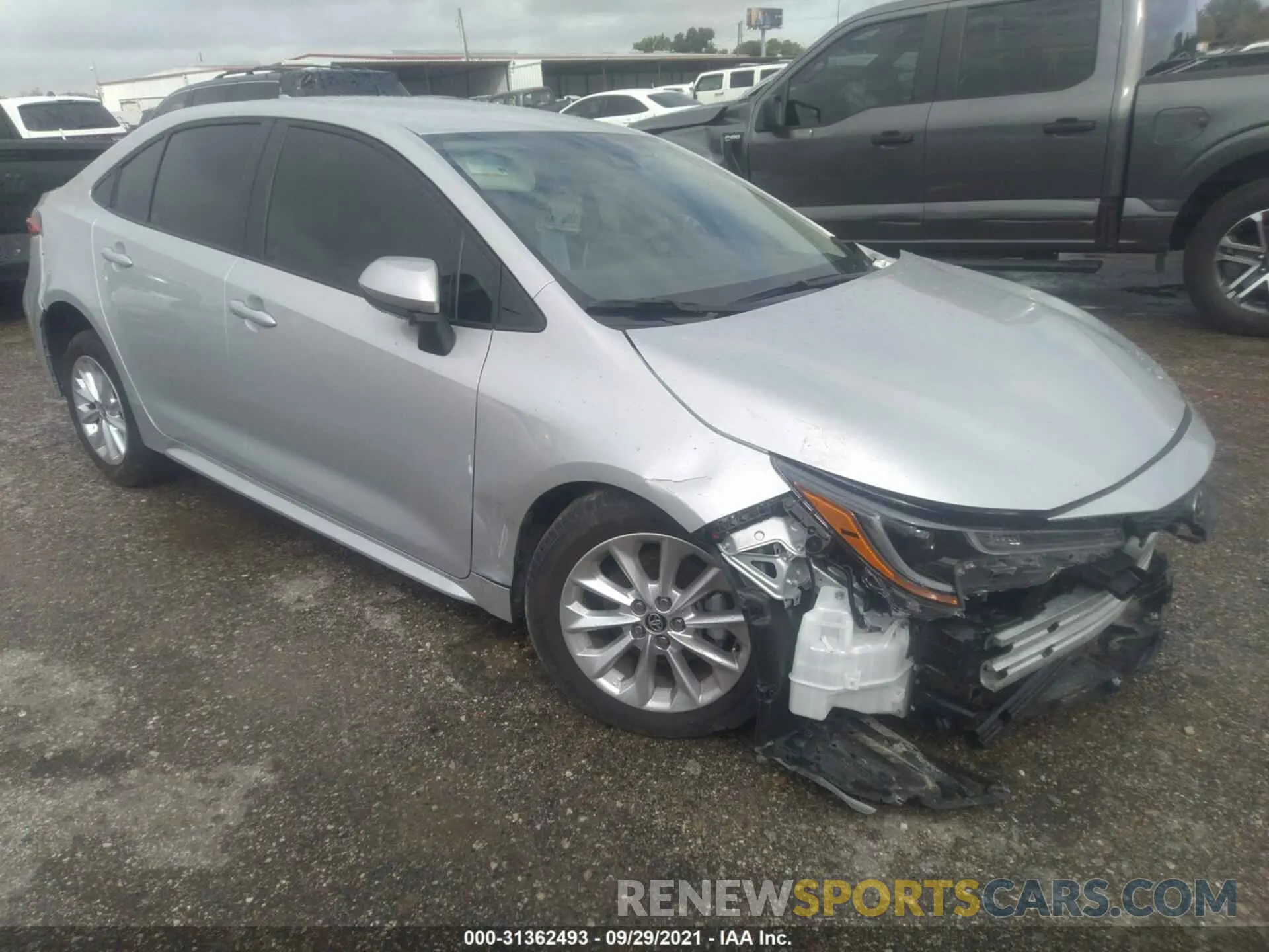 1 fotografías del automóvil dañado 5YFVPMAE5MP265494 TOYOTA COROLLA 2021