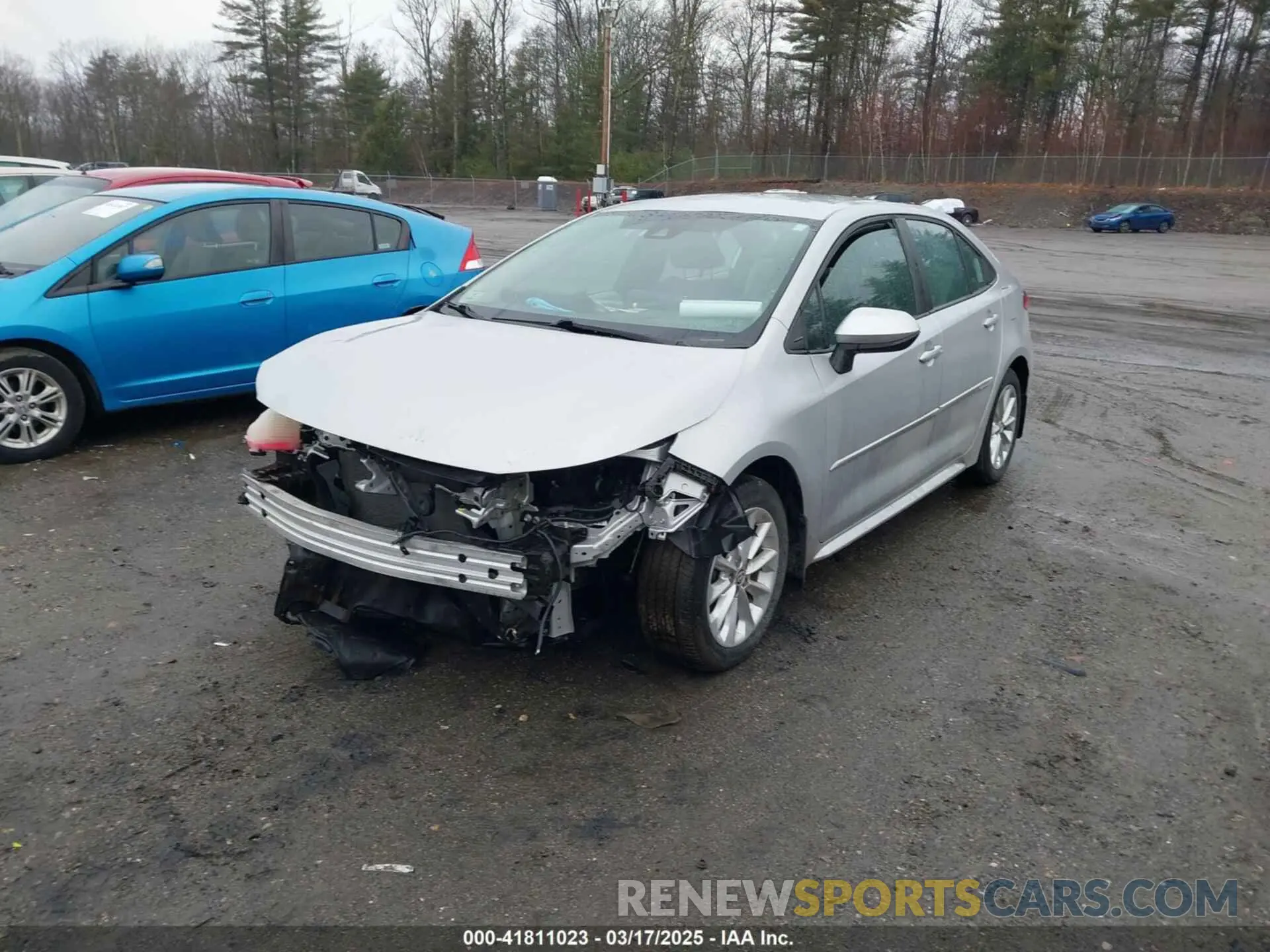 2 fotografías del automóvil dañado 5YFVPMAE5MP266547 TOYOTA COROLLA 2021