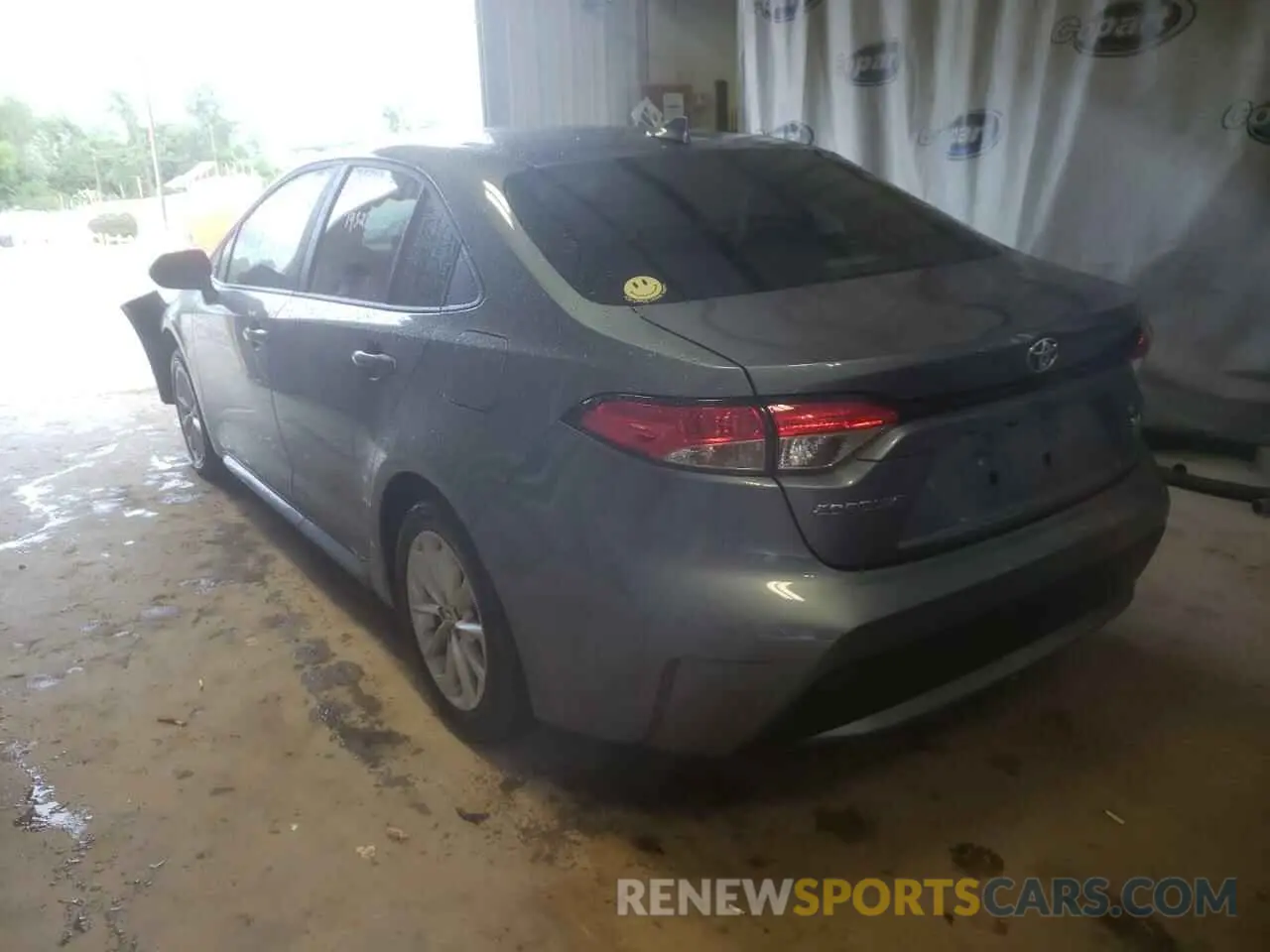 3 fotografías del automóvil dañado 5YFVPMAE5MP268038 TOYOTA COROLLA 2021