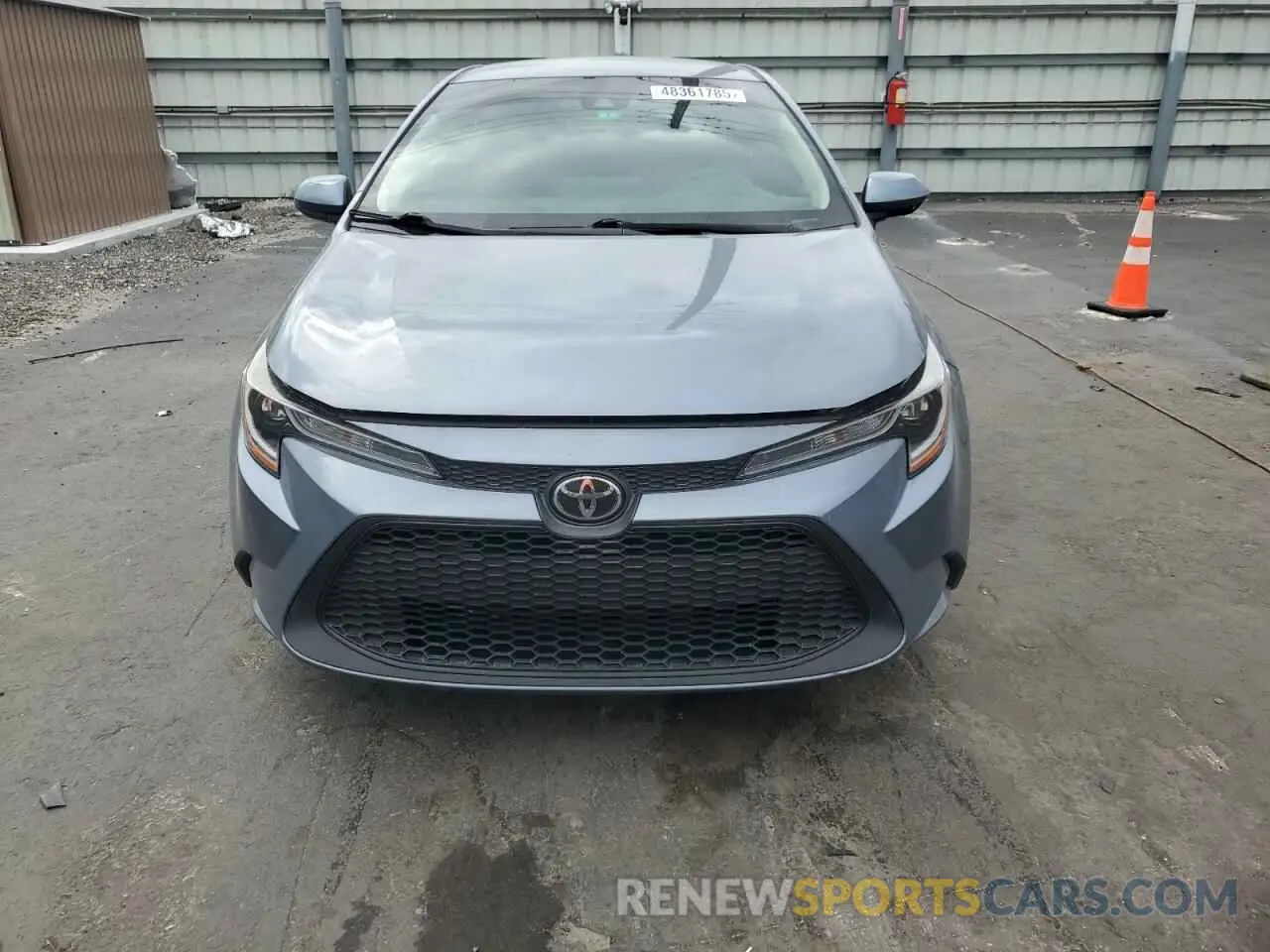 5 fotografías del automóvil dañado 5YFVPMAE7MP205734 TOYOTA COROLLA 2021