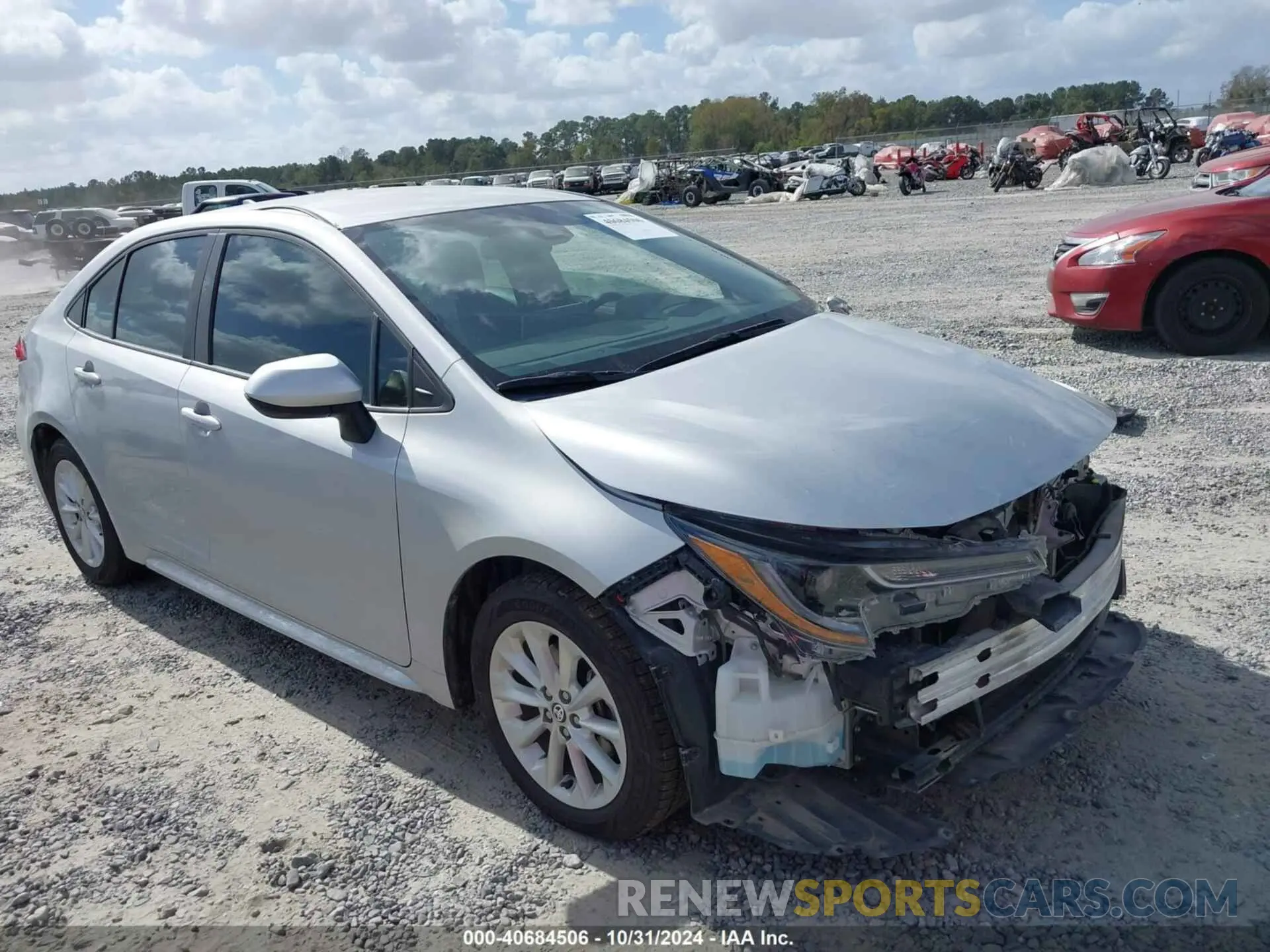 1 fotografías del automóvil dañado 5YFVPMAE7MP224204 TOYOTA COROLLA 2021