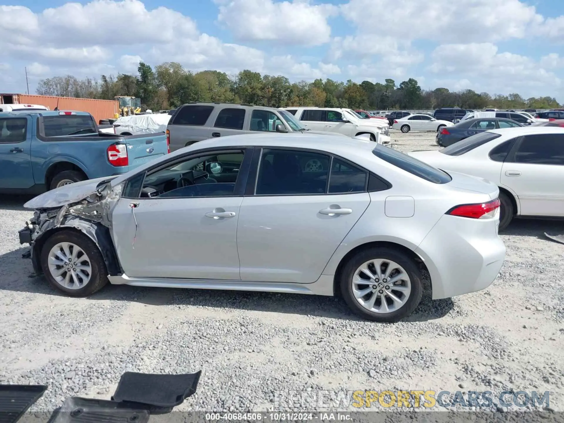 15 fotografías del automóvil dañado 5YFVPMAE7MP224204 TOYOTA COROLLA 2021