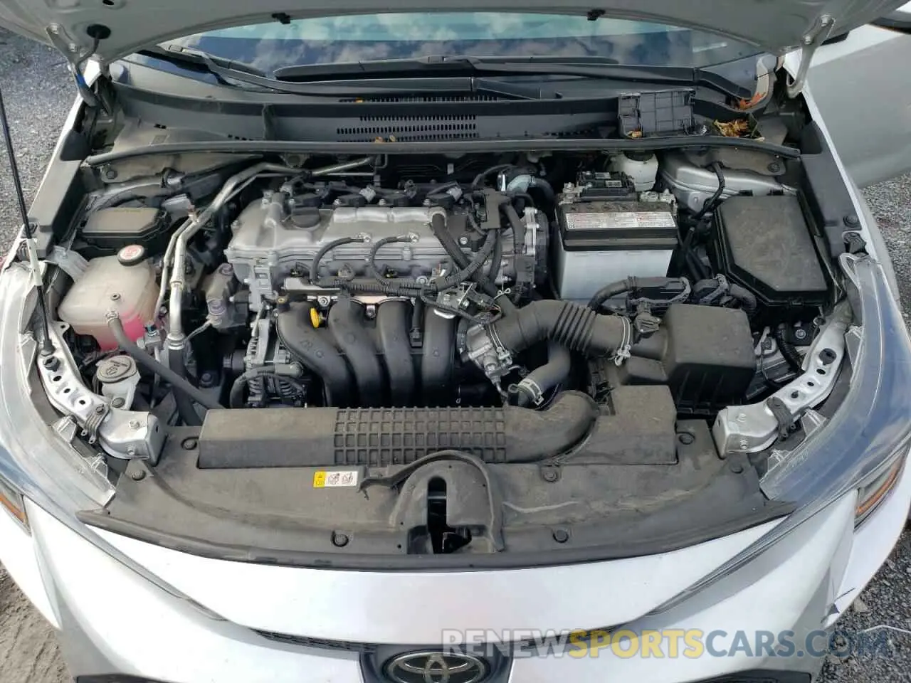 11 fotografías del automóvil dañado 5YFVPMAE7MP238216 TOYOTA COROLLA 2021