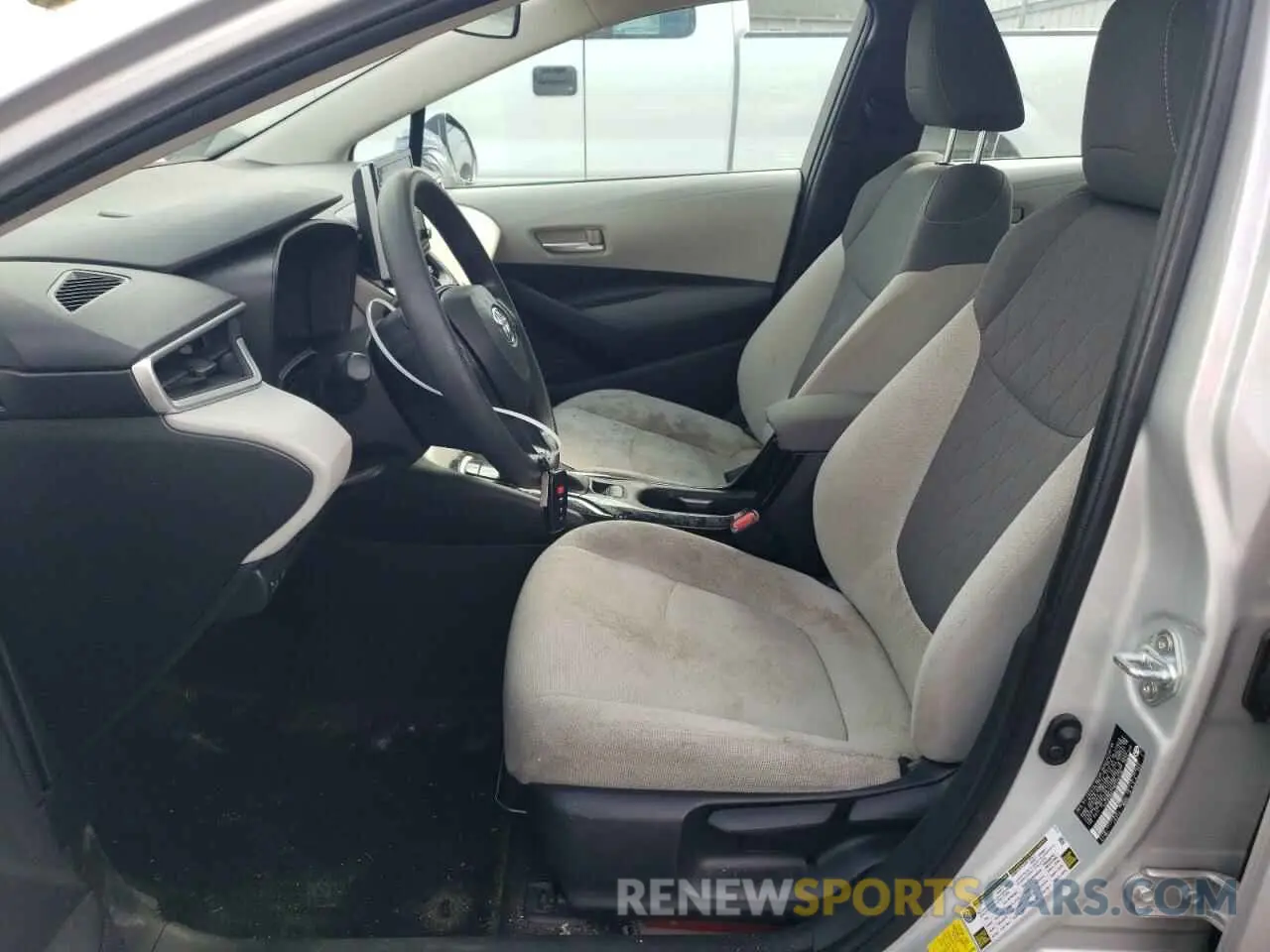 7 fotografías del automóvil dañado 5YFVPMAE7MP238216 TOYOTA COROLLA 2021