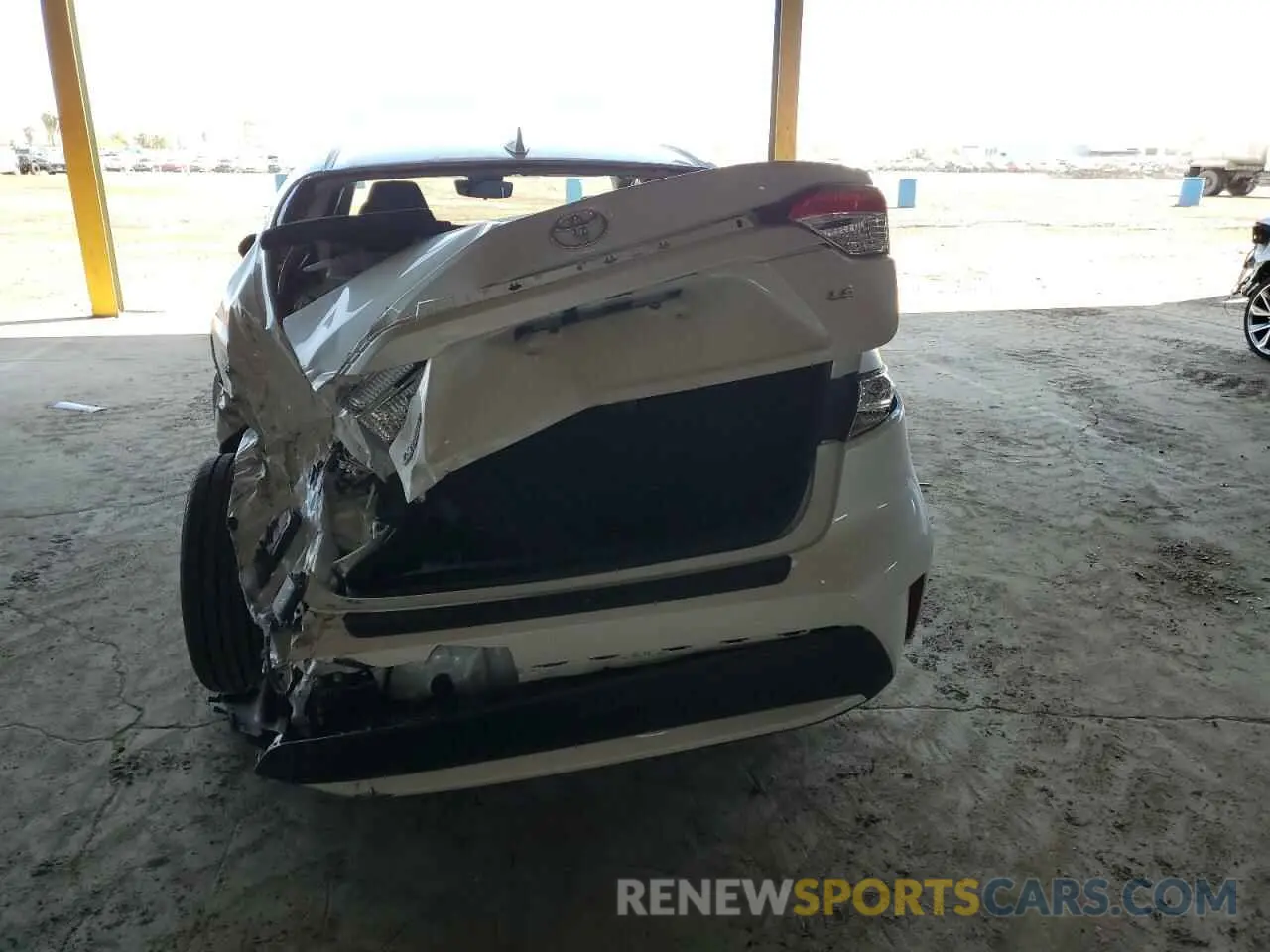 6 fotografías del automóvil dañado 5YFVPMAE9MP178326 TOYOTA COROLLA 2021