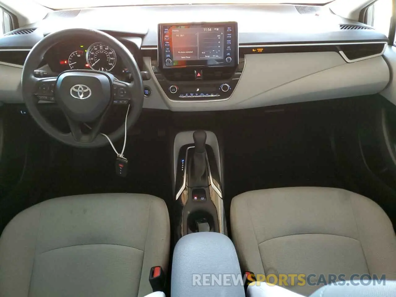 8 fotografías del automóvil dañado 5YFVPMAE9MP178326 TOYOTA COROLLA 2021