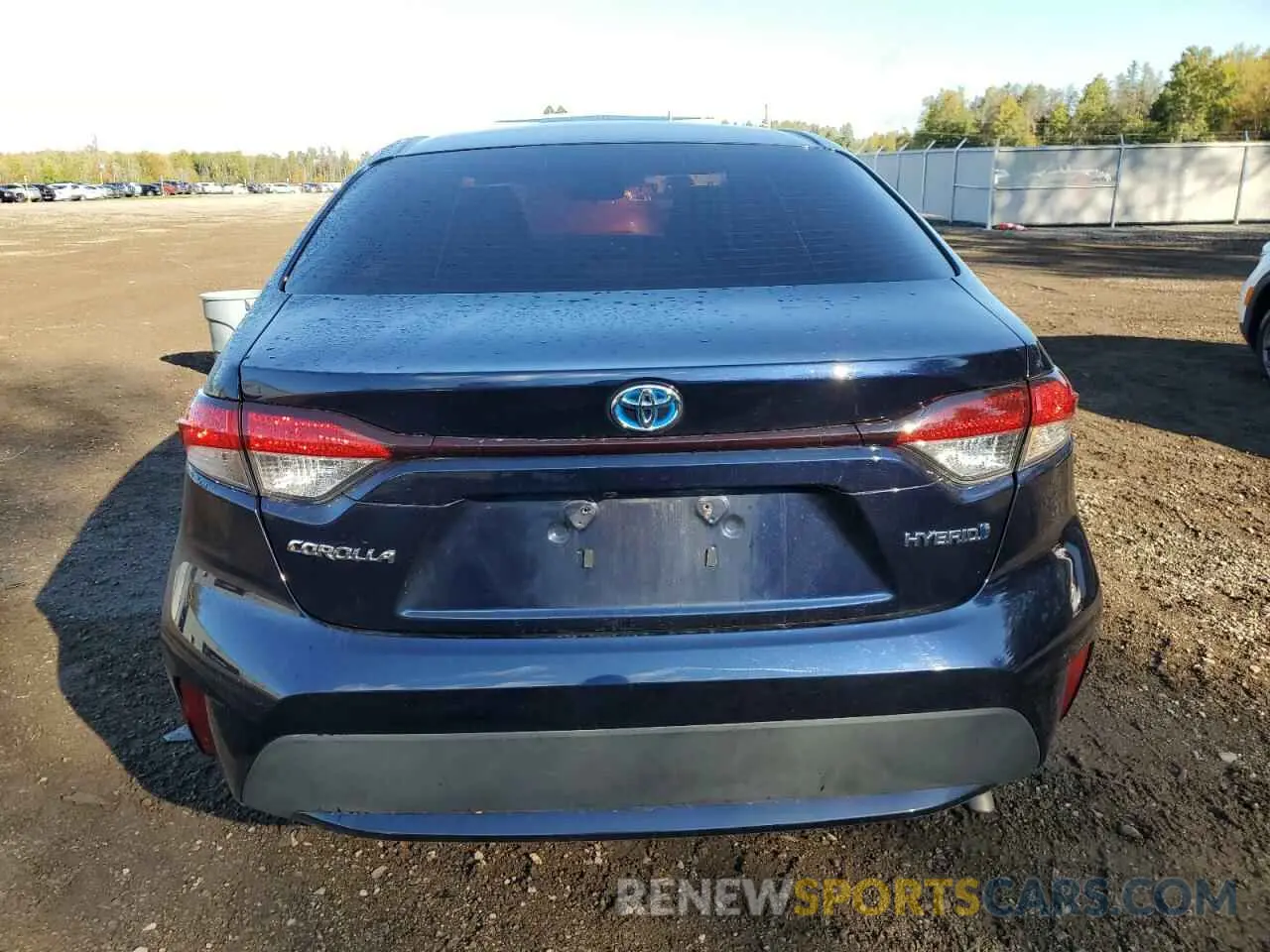 6 fotografías del automóvil dañado JTDBAMDE2MJ015649 TOYOTA COROLLA 2021