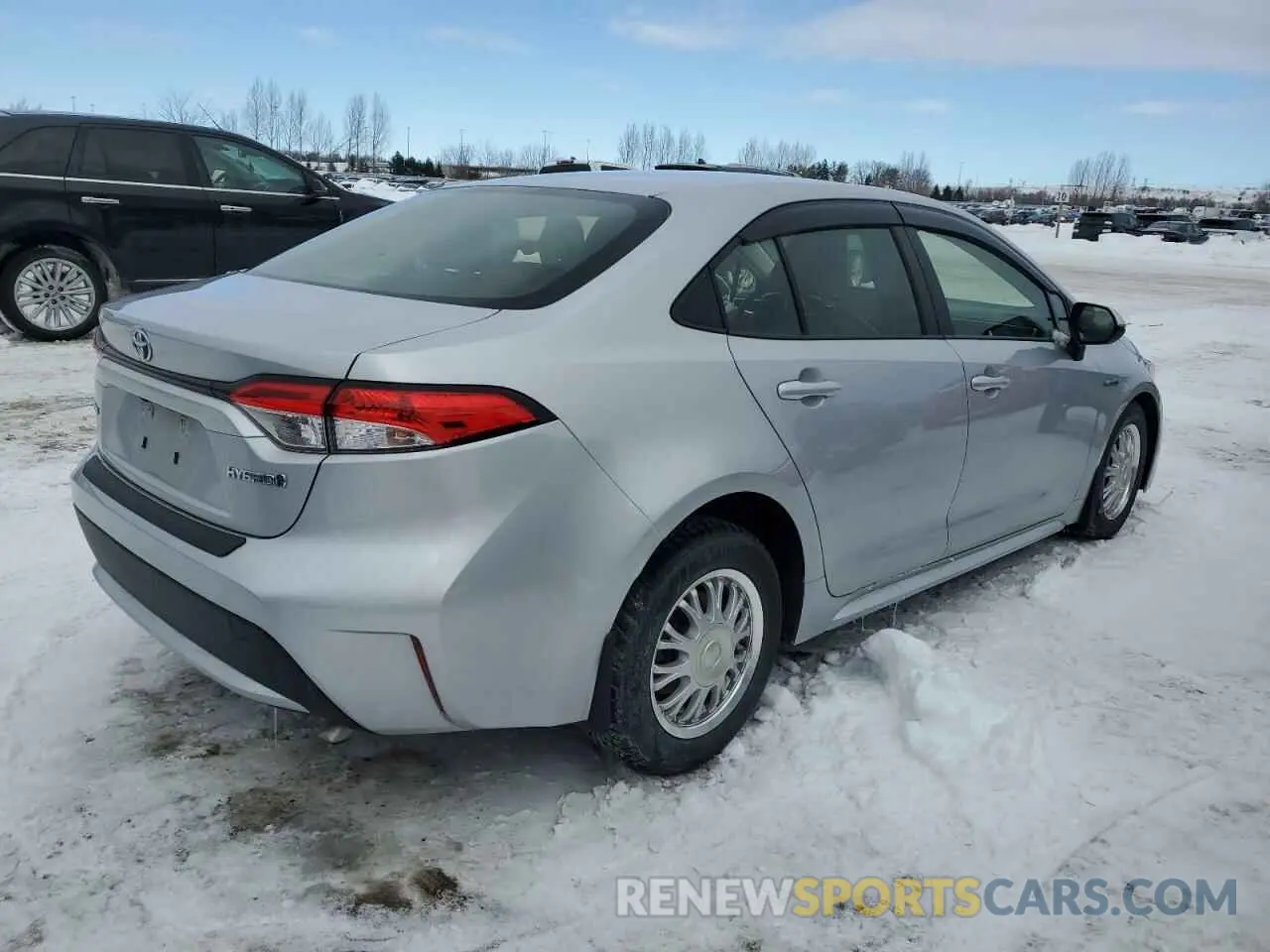 3 fotografías del automóvil dañado JTDBAMDE3MJ012906 TOYOTA COROLLA 2021