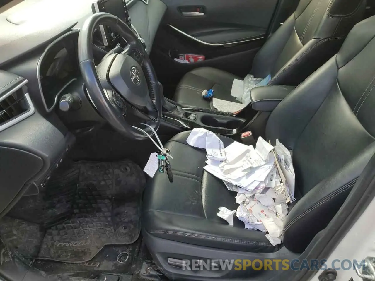 7 fotografías del automóvil dañado JTDBAMDE5MJ031571 TOYOTA COROLLA 2021
