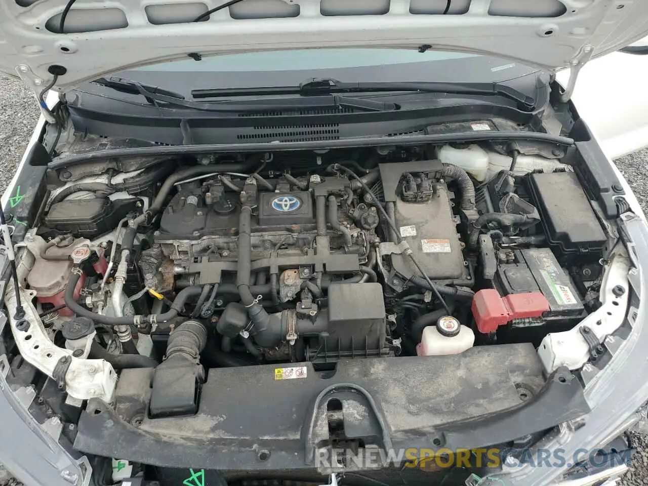 11 fotografías del automóvil dañado JTDBBMBE7MJ036318 TOYOTA COROLLA 2021