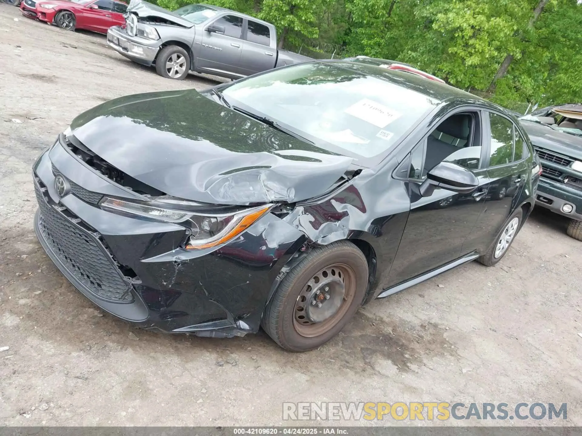 2 fotografías del automóvil dañado JTDDPMAE3MJ177009 TOYOTA COROLLA 2021