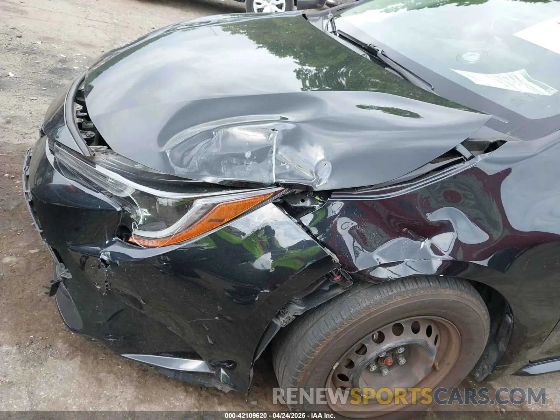 6 fotografías del automóvil dañado JTDDPMAE3MJ177009 TOYOTA COROLLA 2021
