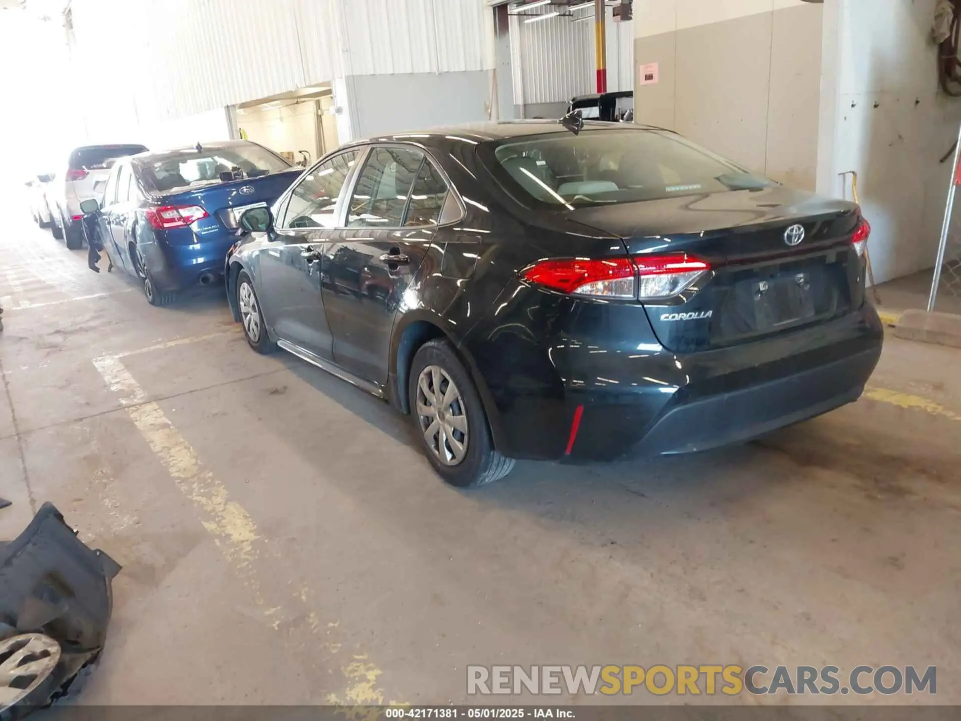 3 fotografías del automóvil dañado JTDDPMAE4MJ165841 TOYOTA COROLLA 2021