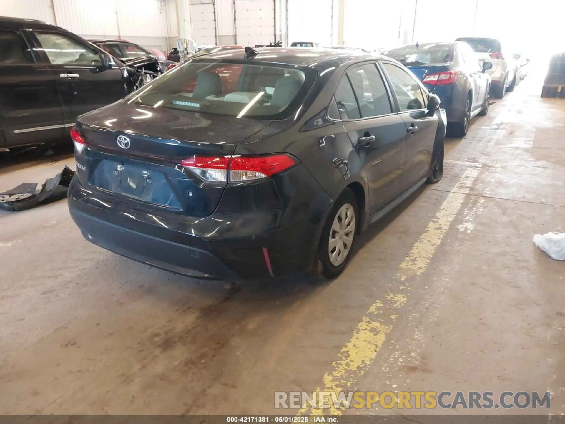4 fotografías del automóvil dañado JTDDPMAE4MJ165841 TOYOTA COROLLA 2021