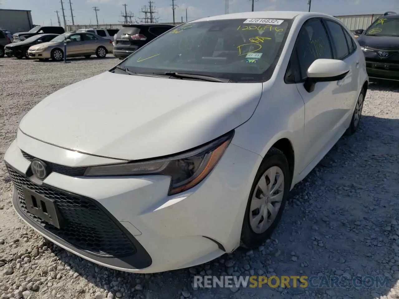 2 fotografías del automóvil dañado JTDDPMAE5MJ120696 TOYOTA COROLLA 2021