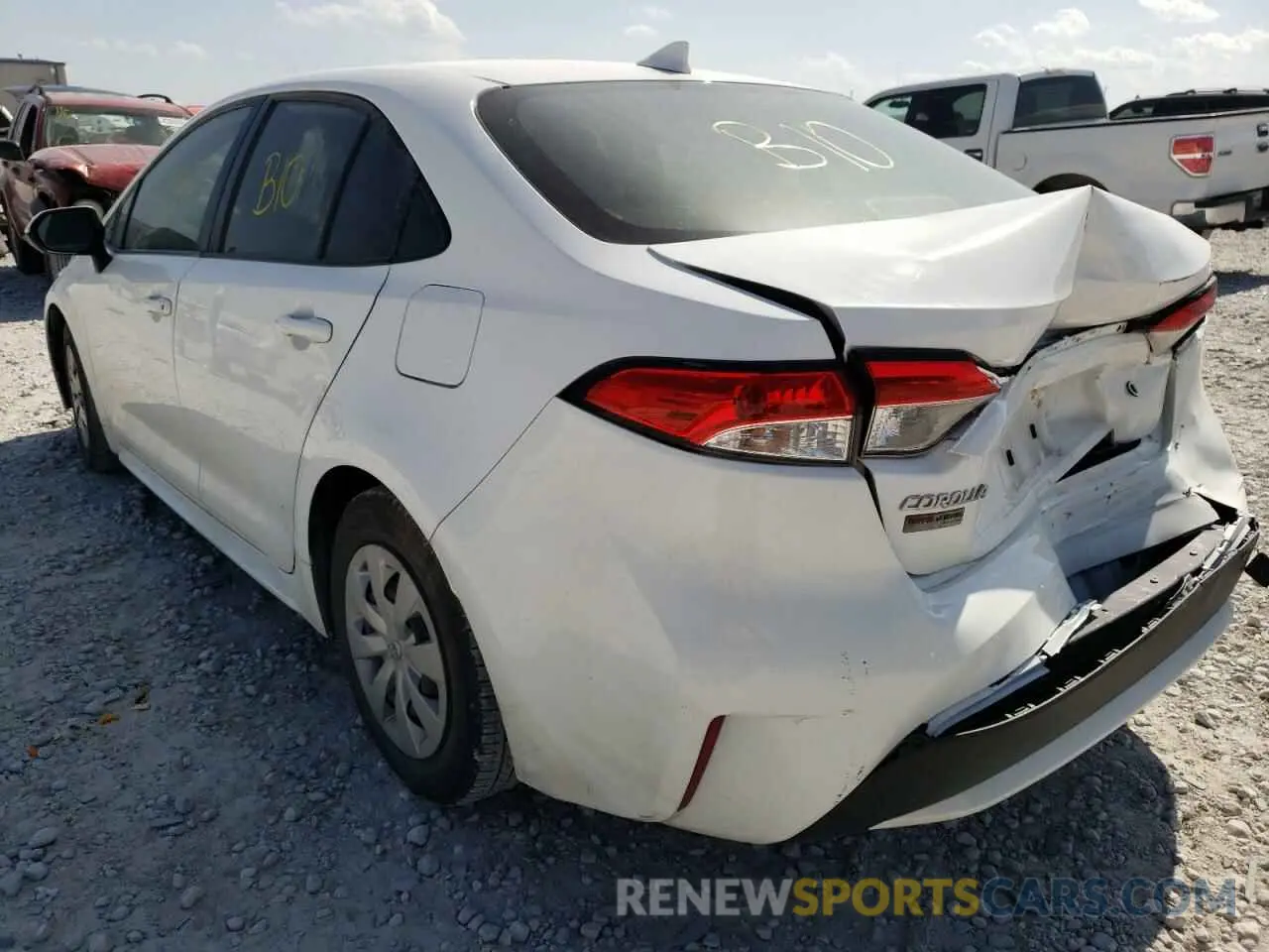 3 fotografías del automóvil dañado JTDDPMAE5MJ120696 TOYOTA COROLLA 2021