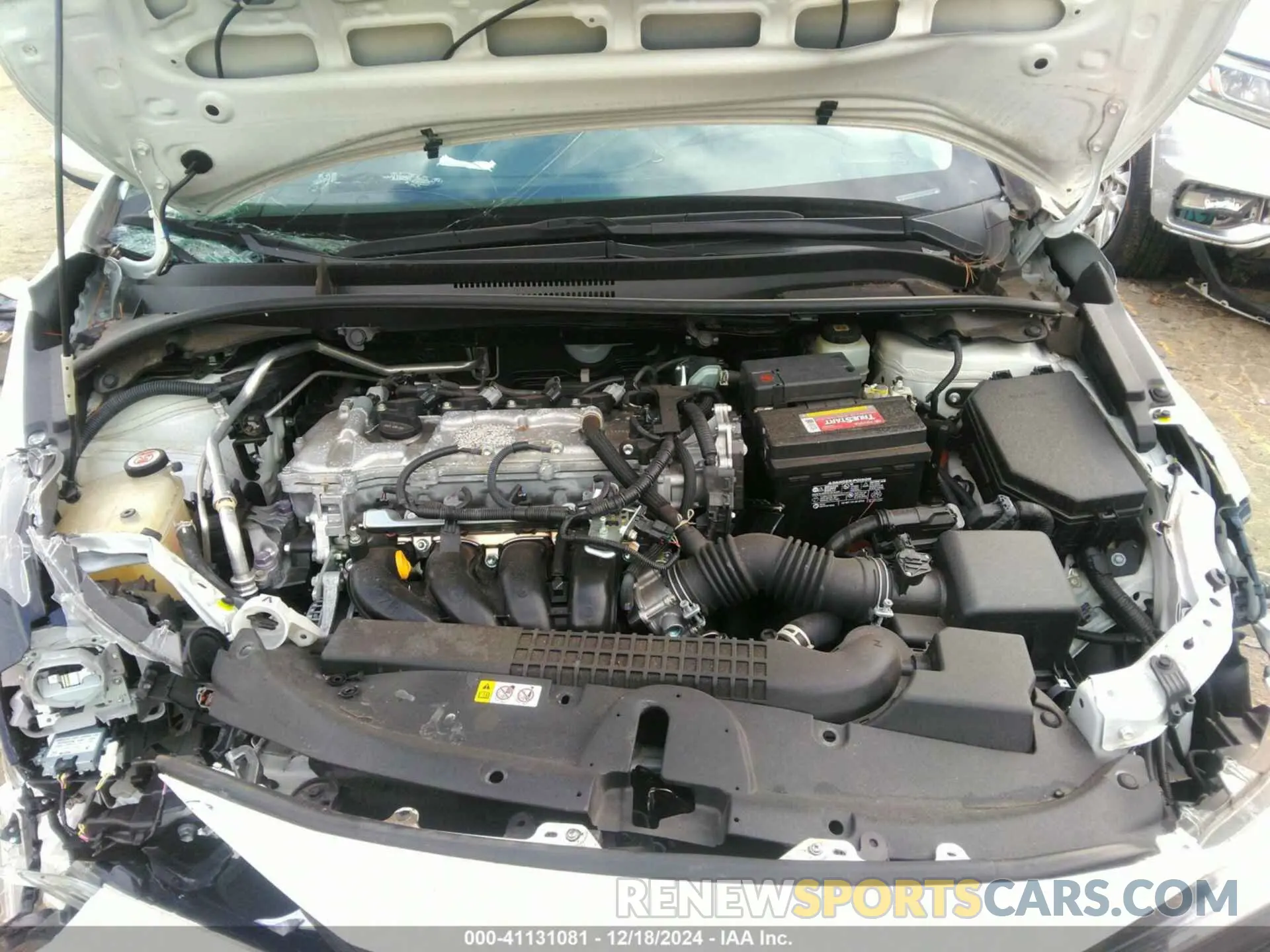 10 fotografías del automóvil dañado JTDDPMAEXMJ171496 TOYOTA COROLLA 2021