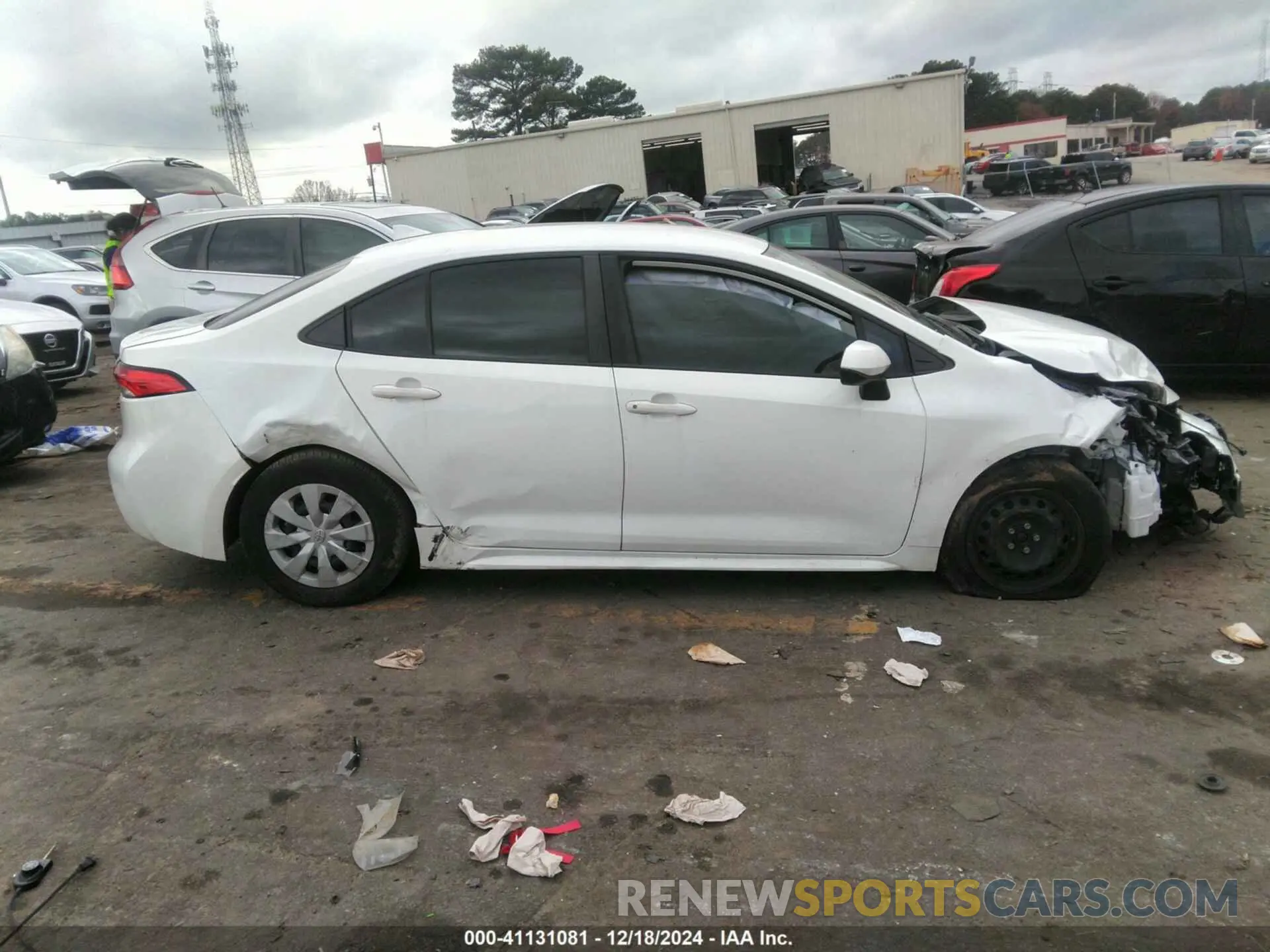 13 fotografías del automóvil dañado JTDDPMAEXMJ171496 TOYOTA COROLLA 2021