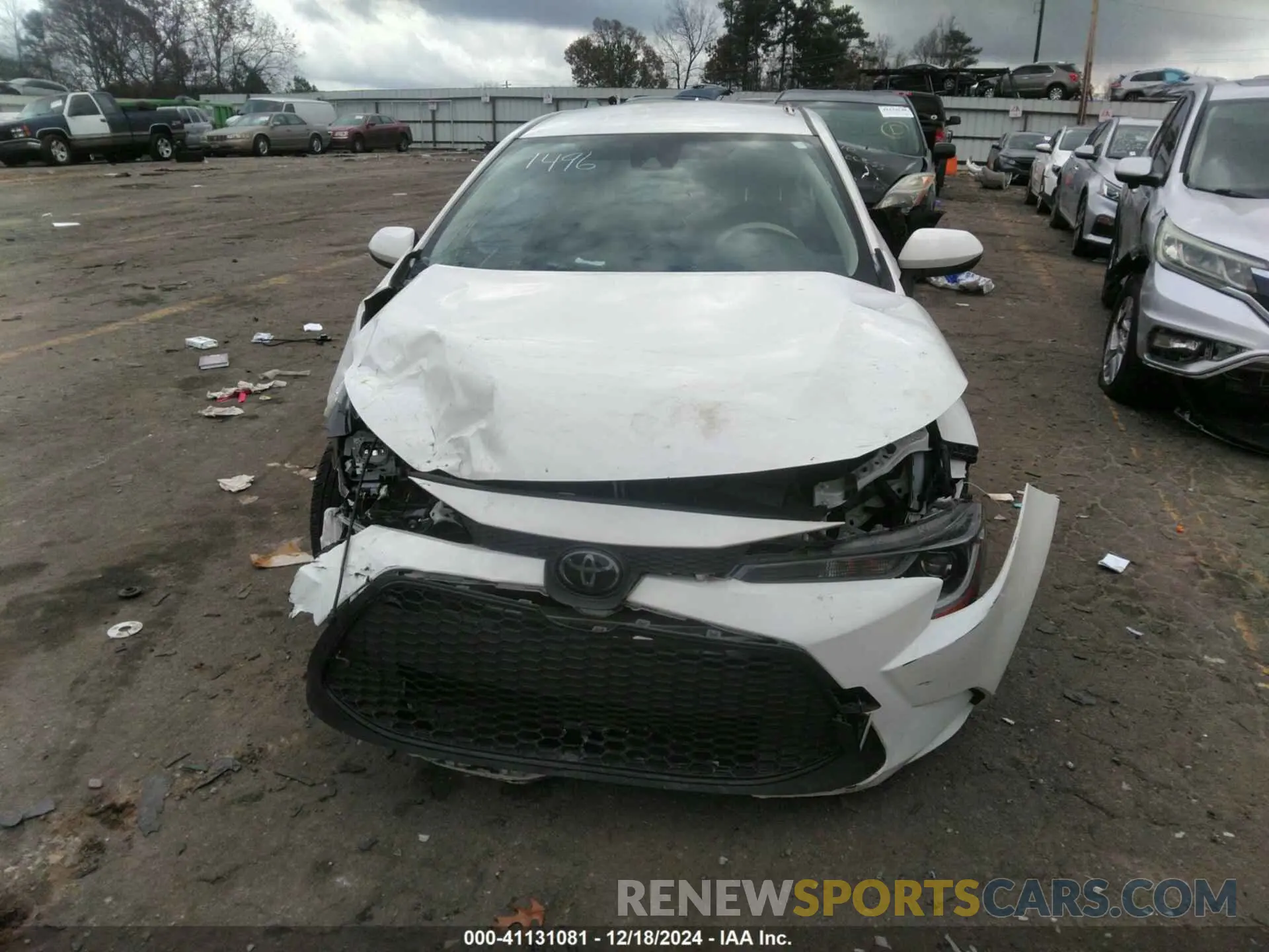6 fotografías del automóvil dañado JTDDPMAEXMJ171496 TOYOTA COROLLA 2021