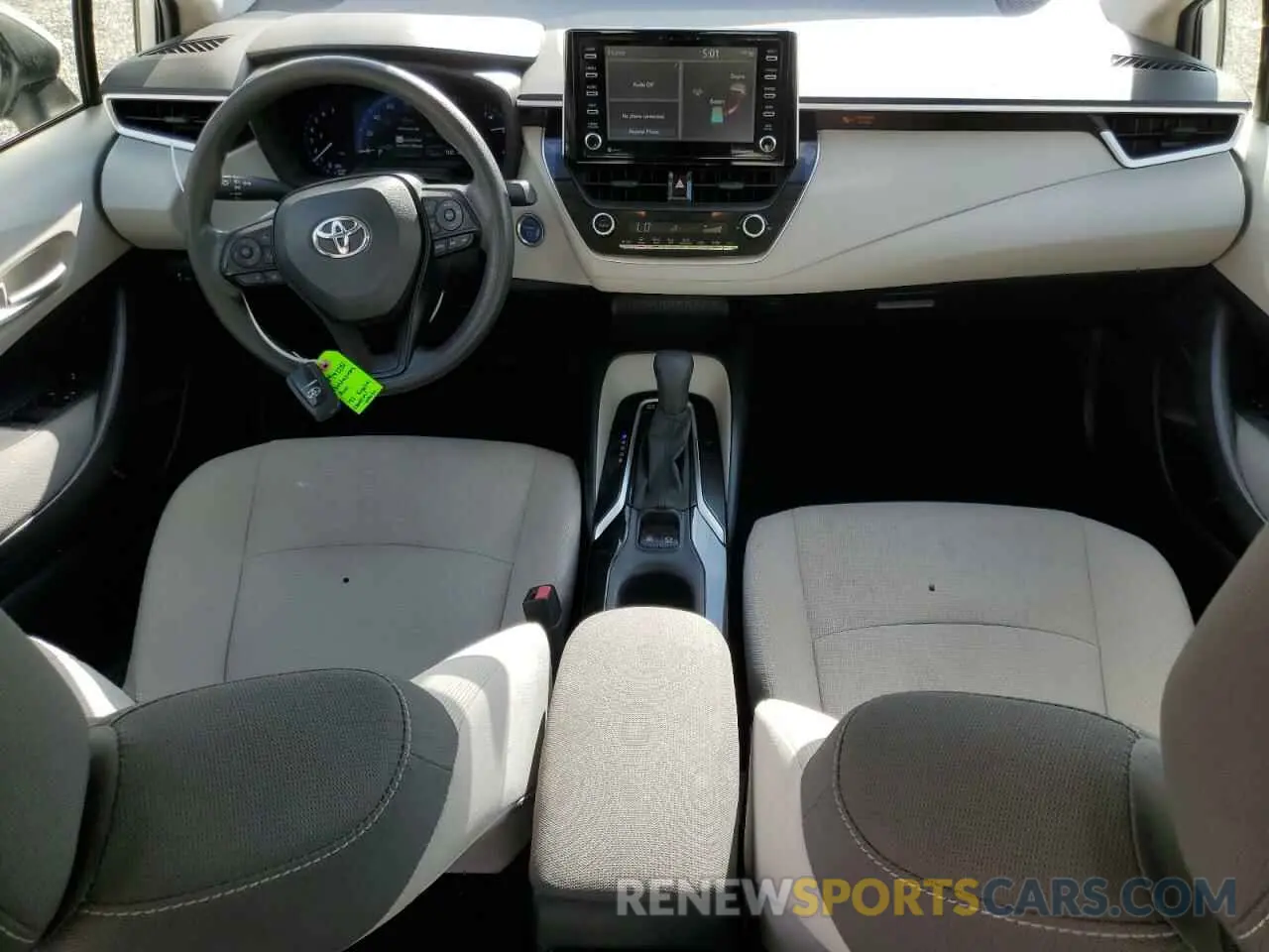 8 fotografías del automóvil dañado JTDEAMDE0MJ009040 TOYOTA COROLLA 2021