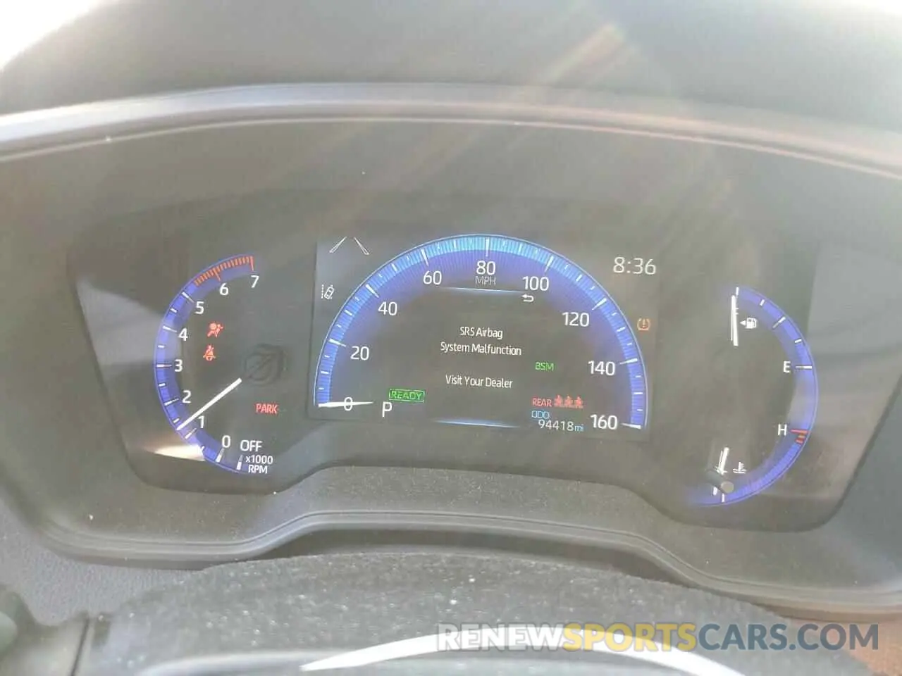 9 fotografías del automóvil dañado JTDEAMDE0MJ017526 TOYOTA COROLLA 2021