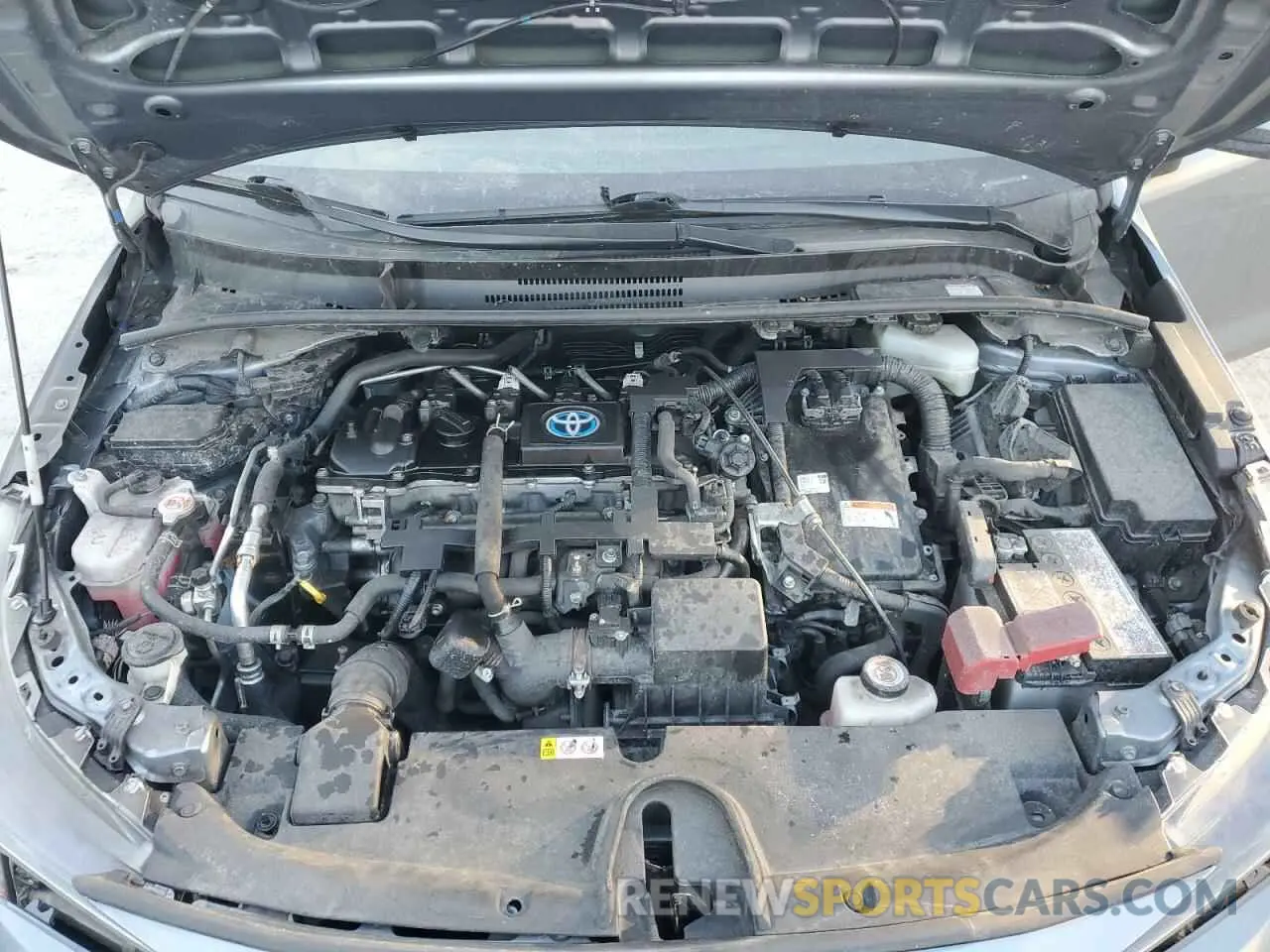 11 fotografías del automóvil dañado JTDEAMDE0MJ020216 TOYOTA COROLLA 2021