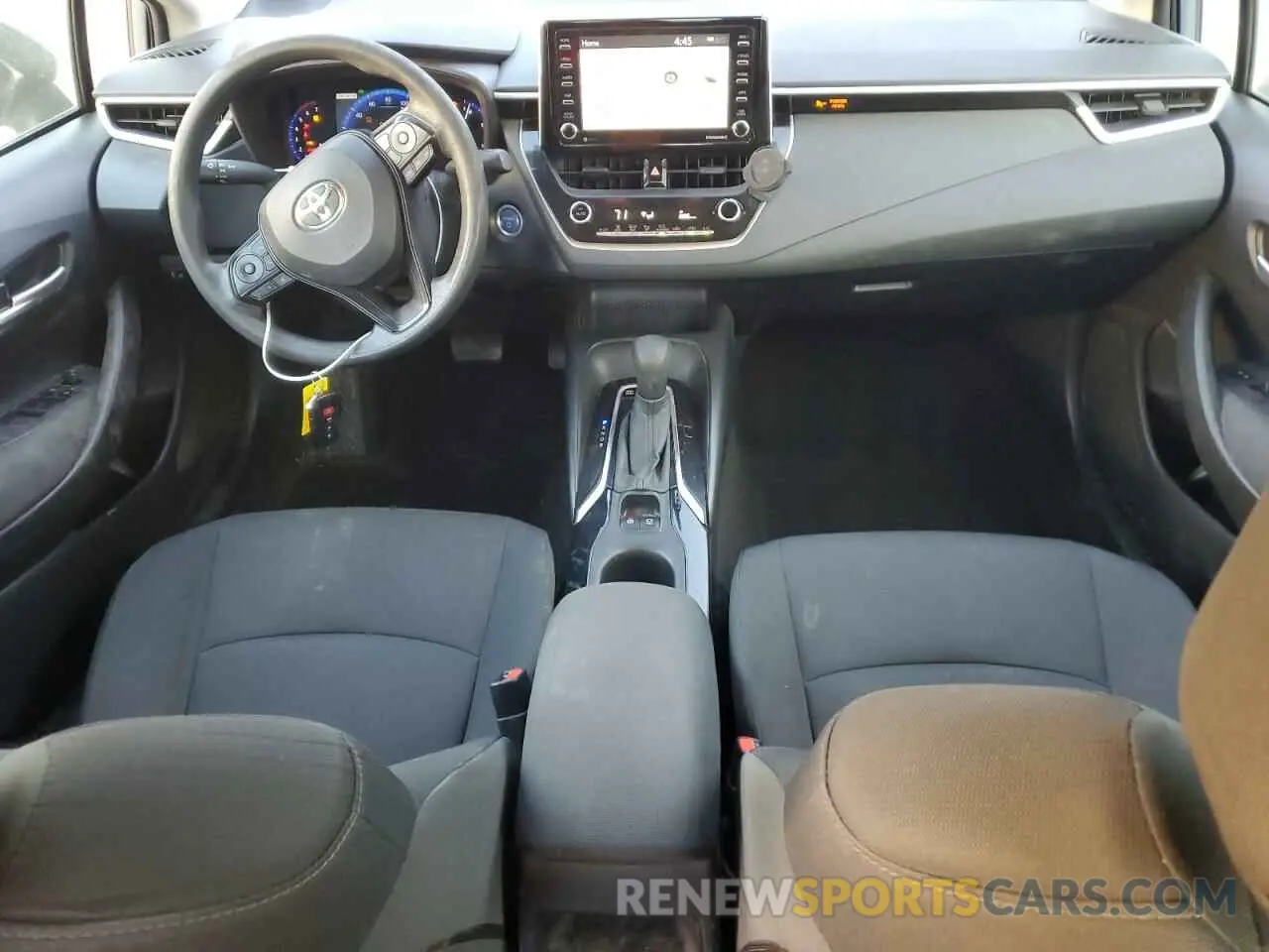 8 fotografías del automóvil dañado JTDEAMDE0MJ020216 TOYOTA COROLLA 2021