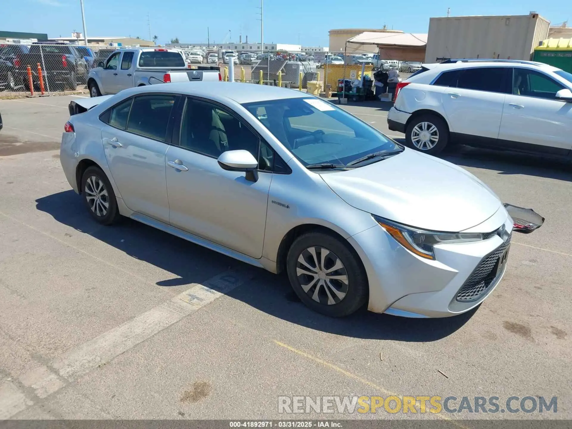 1 fotografías del automóvil dañado JTDEAMDE0MJ025075 TOYOTA COROLLA 2021