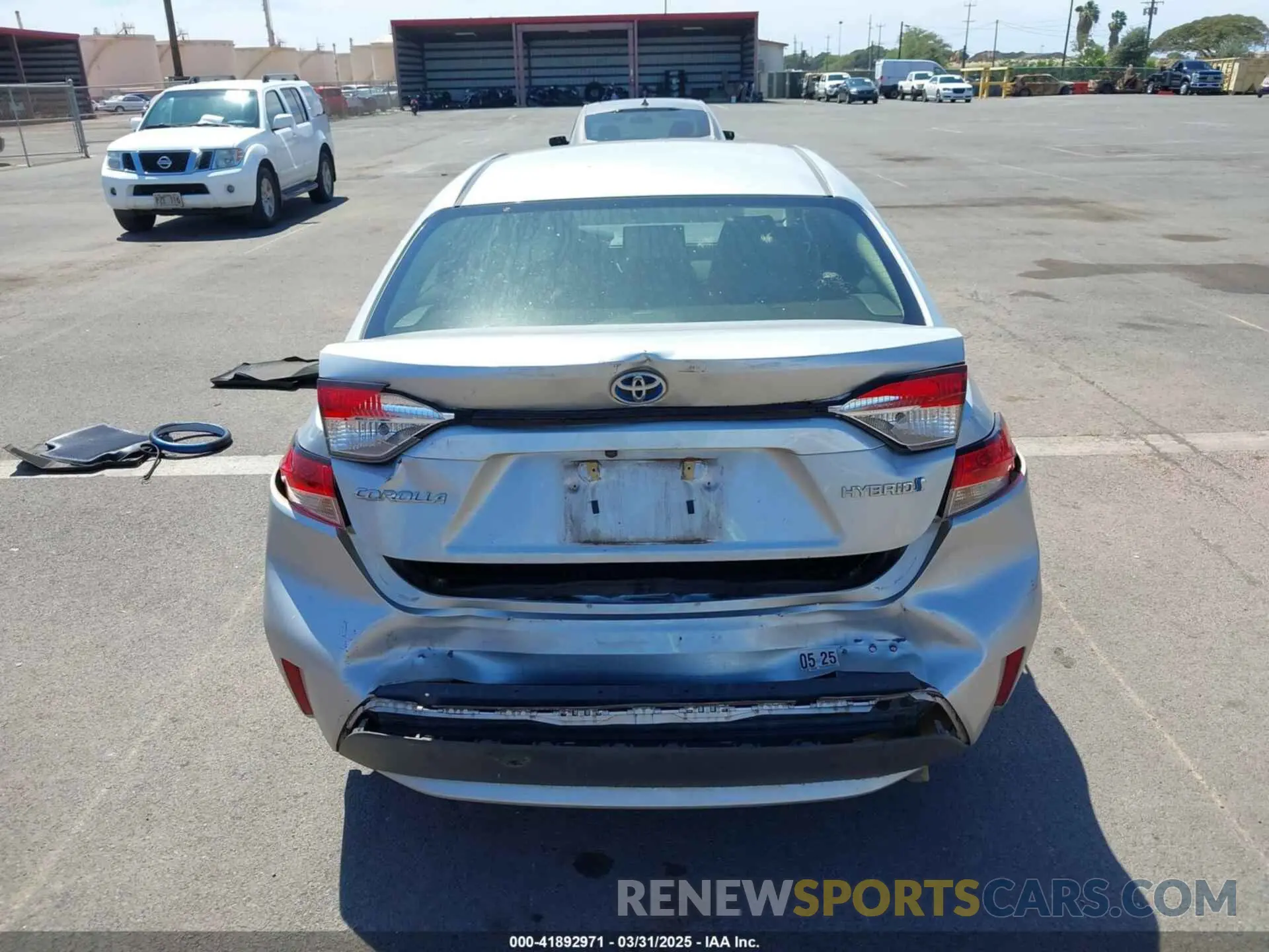 16 fotografías del automóvil dañado JTDEAMDE0MJ025075 TOYOTA COROLLA 2021