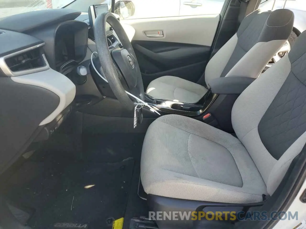 7 fotografías del automóvil dañado JTDEAMDE0MJ026176 TOYOTA COROLLA 2021