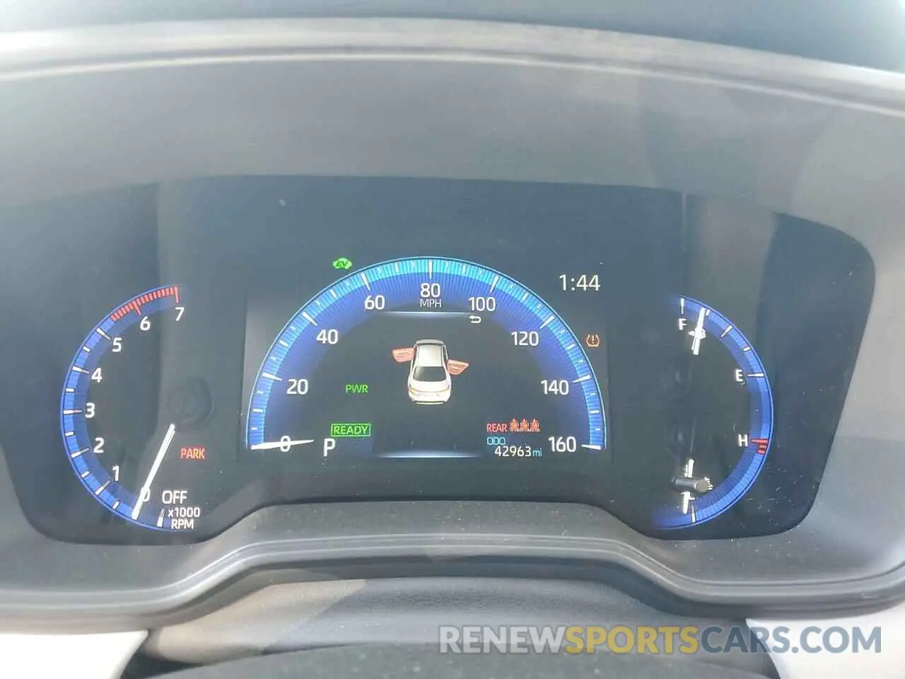9 fotografías del automóvil dañado JTDEAMDE0MJ026176 TOYOTA COROLLA 2021