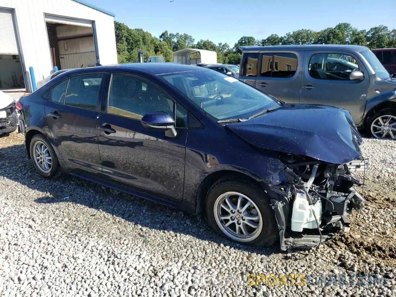 4 fotografías del automóvil dañado JTDEAMDE0MJ026856 TOYOTA COROLLA 2021