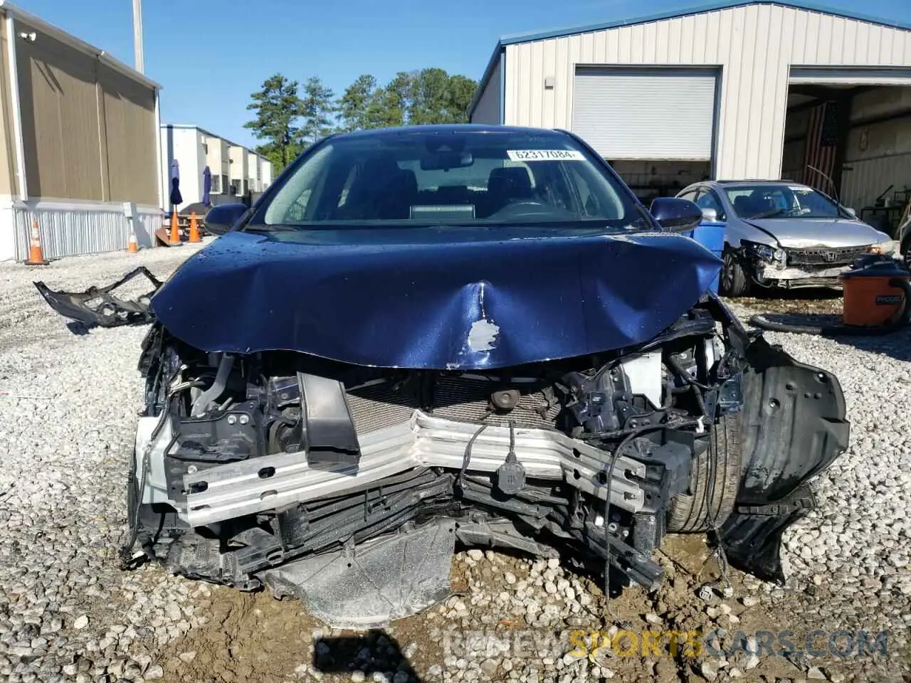 5 fotografías del automóvil dañado JTDEAMDE0MJ026856 TOYOTA COROLLA 2021