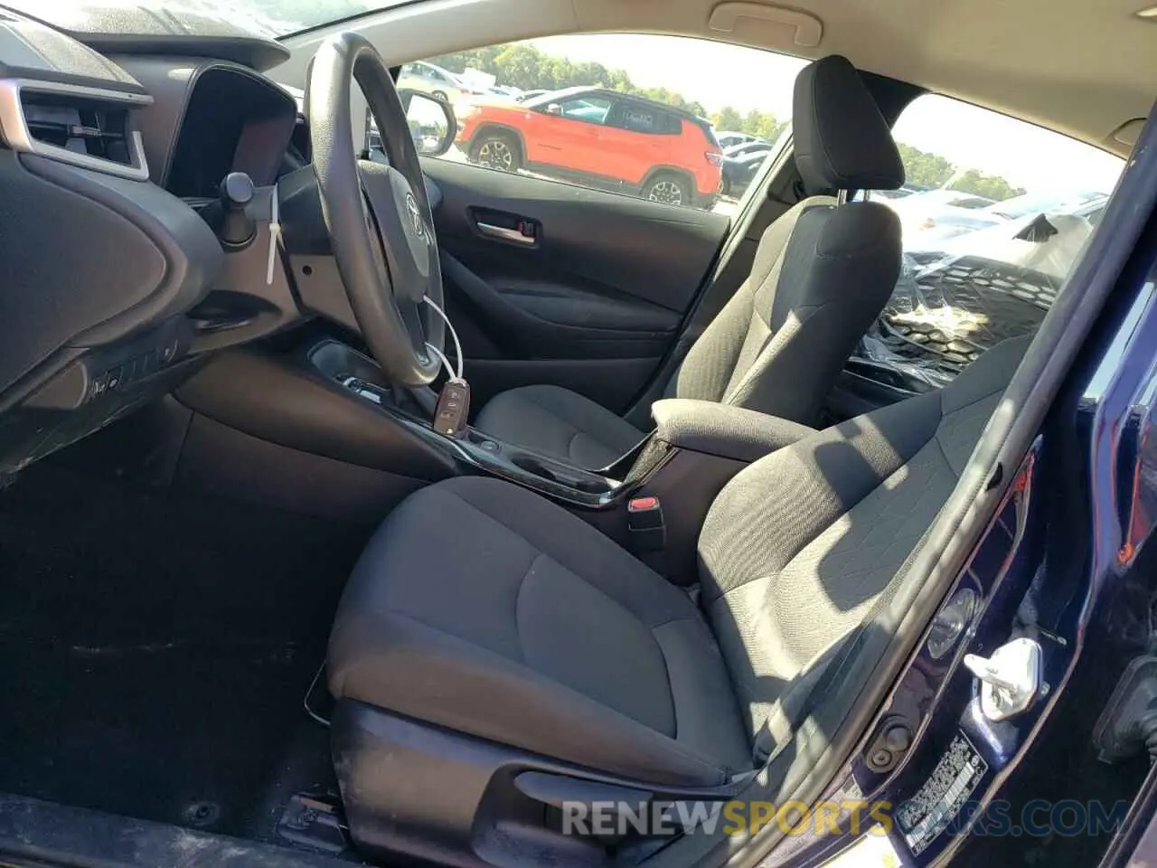 7 fotografías del automóvil dañado JTDEAMDE0MJ026856 TOYOTA COROLLA 2021