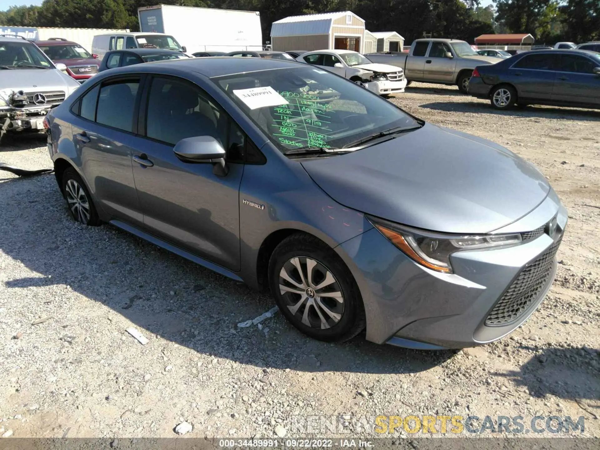 1 fotografías del automóvil dañado JTDEAMDE0MJ028591 TOYOTA COROLLA 2021