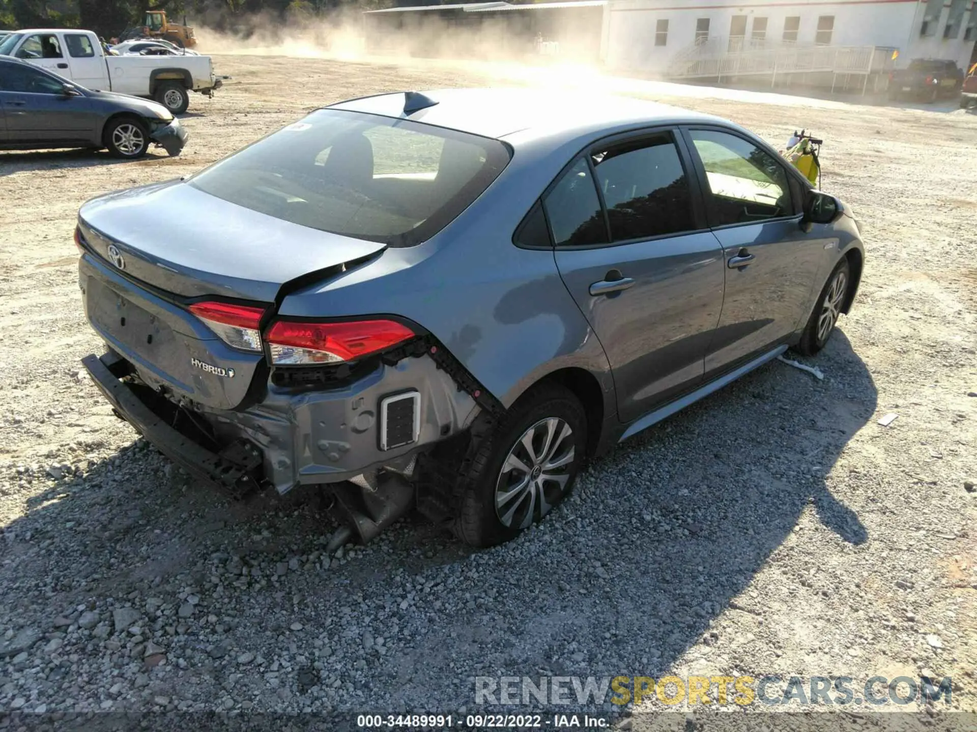 4 fotografías del automóvil dañado JTDEAMDE0MJ028591 TOYOTA COROLLA 2021