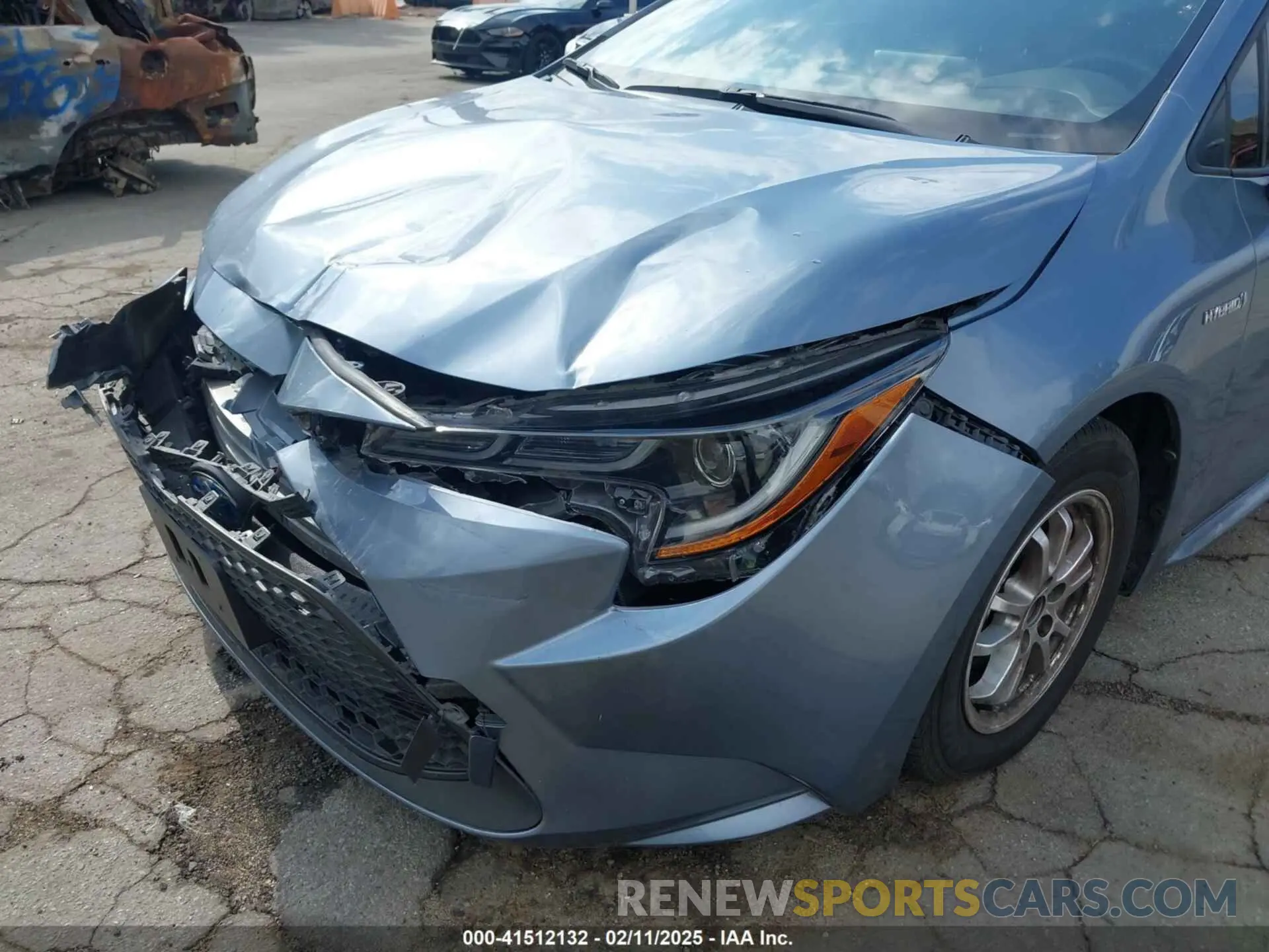 17 fotografías del automóvil dañado JTDEAMDE0MJ033029 TOYOTA COROLLA 2021