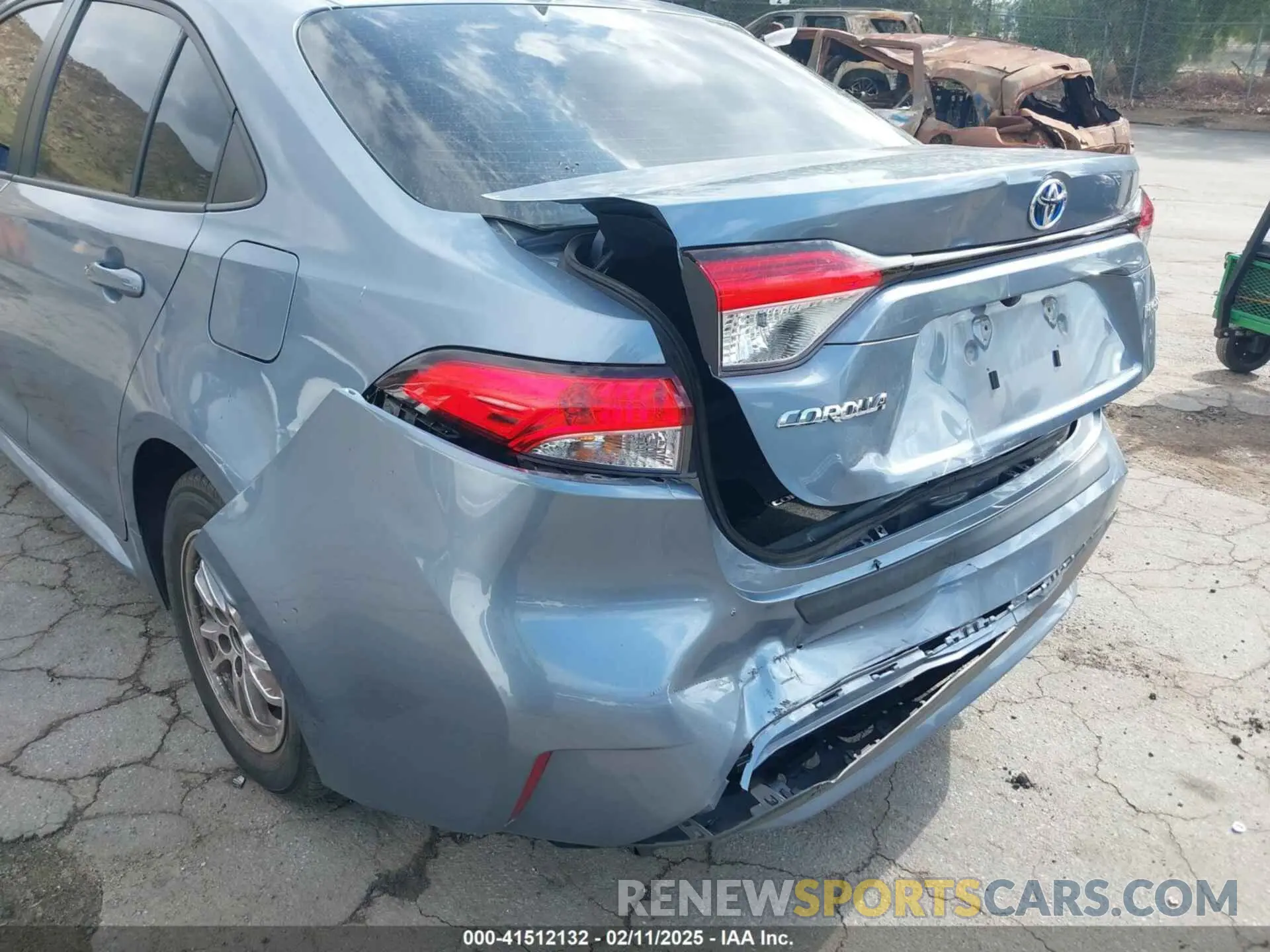 18 fotografías del automóvil dañado JTDEAMDE0MJ033029 TOYOTA COROLLA 2021
