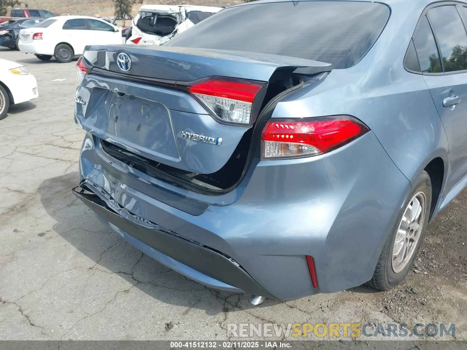 19 fotografías del automóvil dañado JTDEAMDE0MJ033029 TOYOTA COROLLA 2021